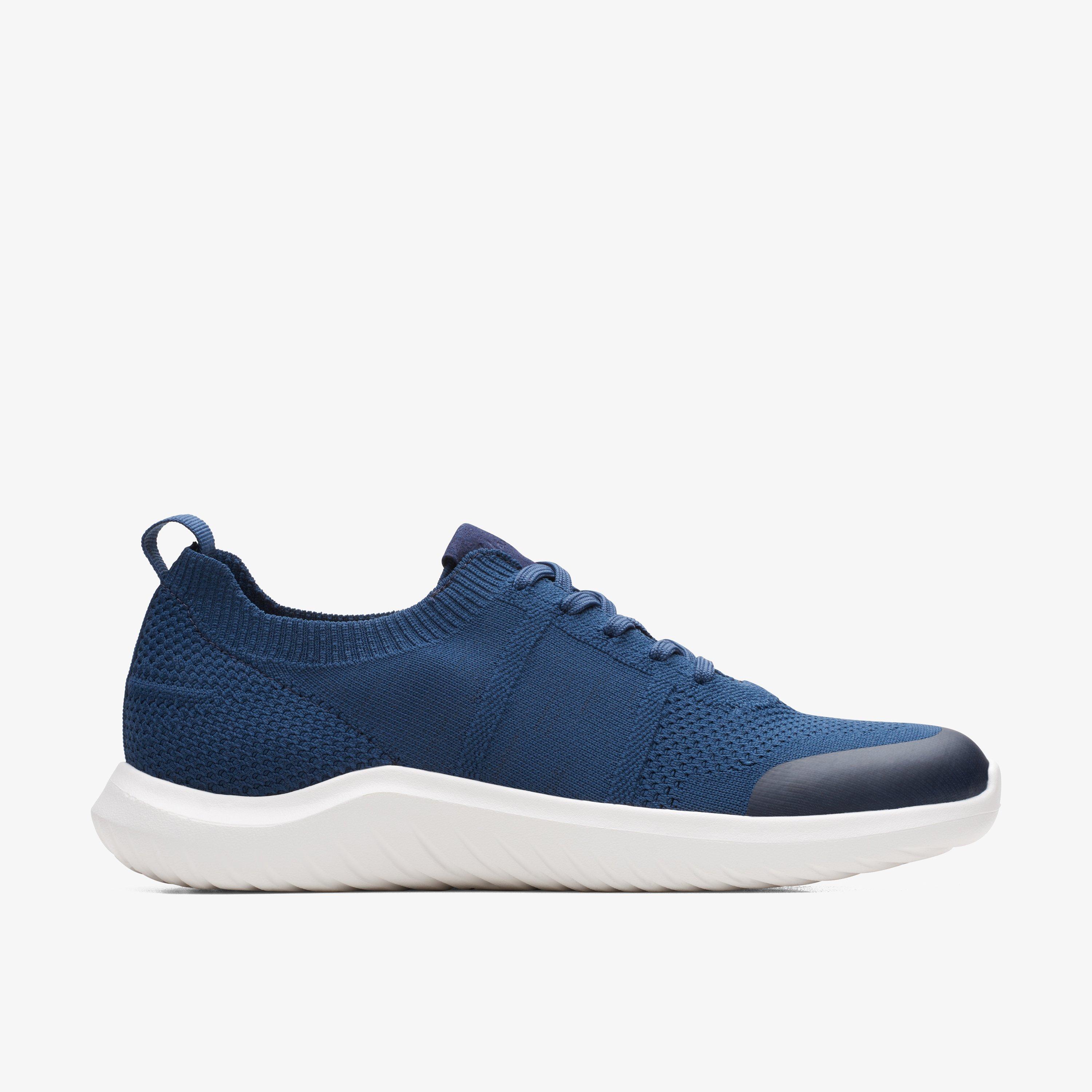 WOMENS NovaLite Lace Navy Knit Trainers | Clarks Outlet