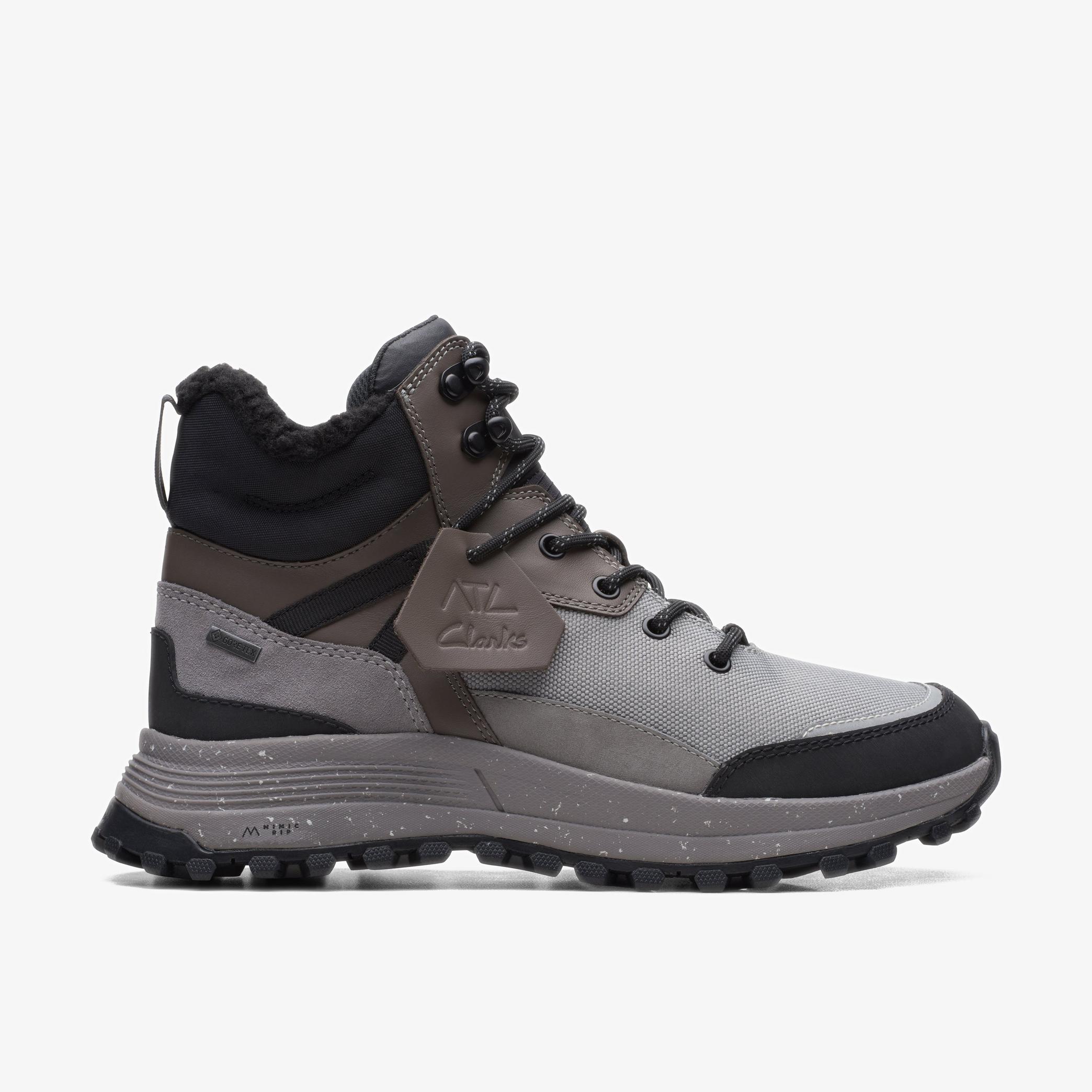 ATL Trek Sky GORE-TEX Grey Warmlined Leather Ankle Boots, view 1 of 6