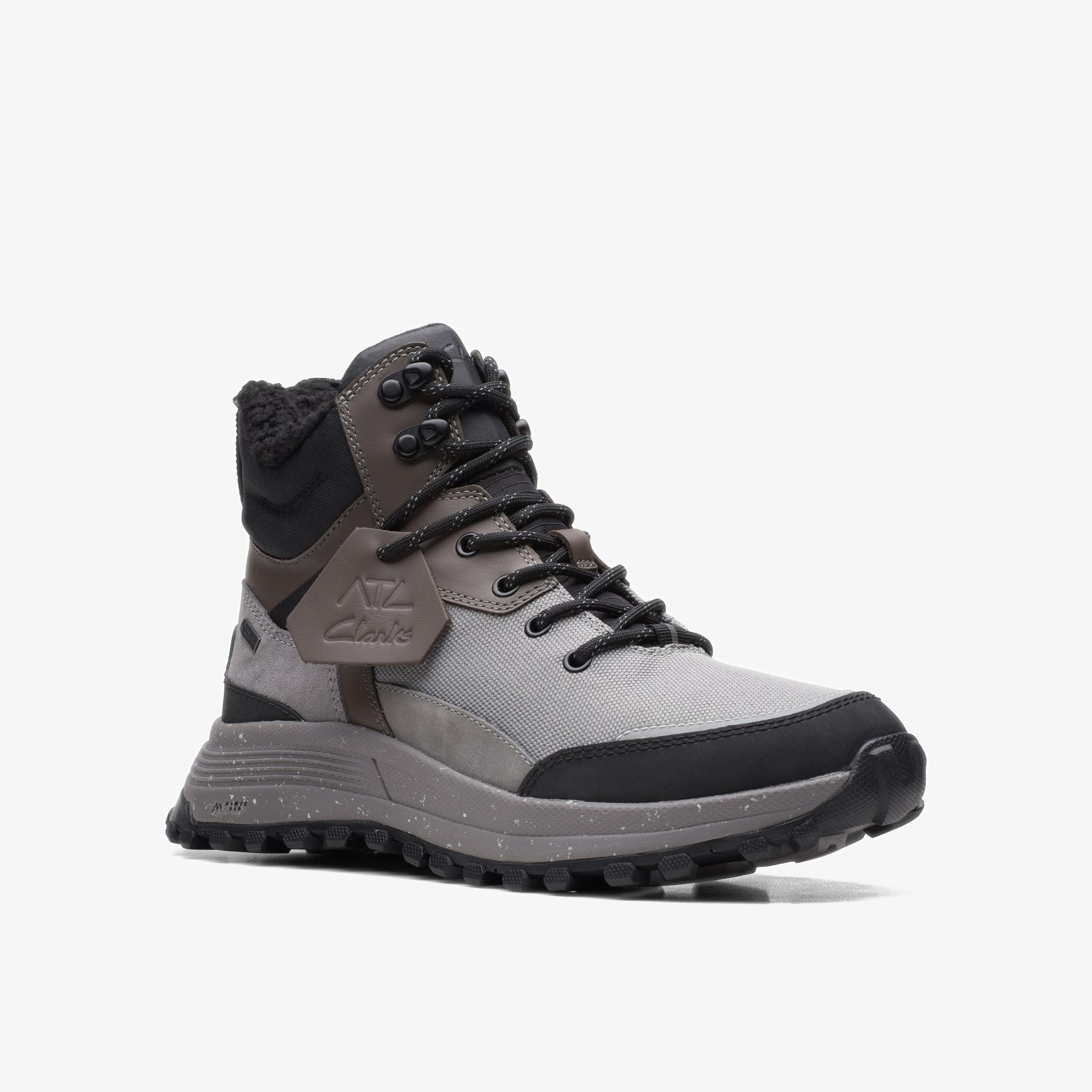 ATL Trek Sky GORE-TEX Grey Warmlined Leather Ankle Boots, view 3 of 6