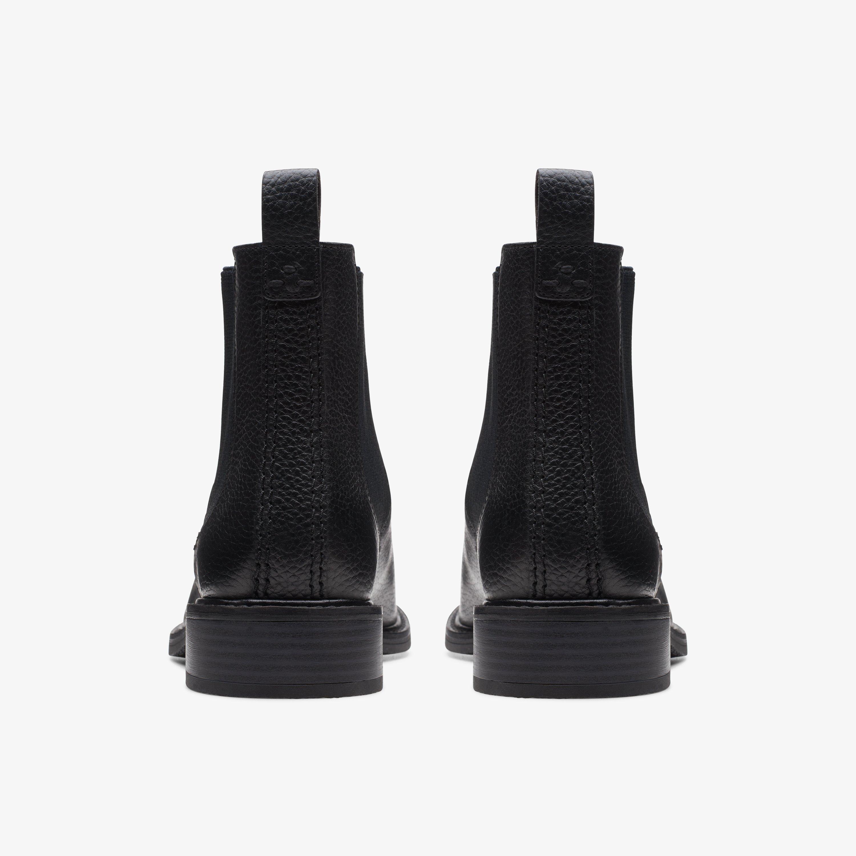 Cologne Arlo Black Leather Ankle Boots Chelsea Boots, view 5 of 6