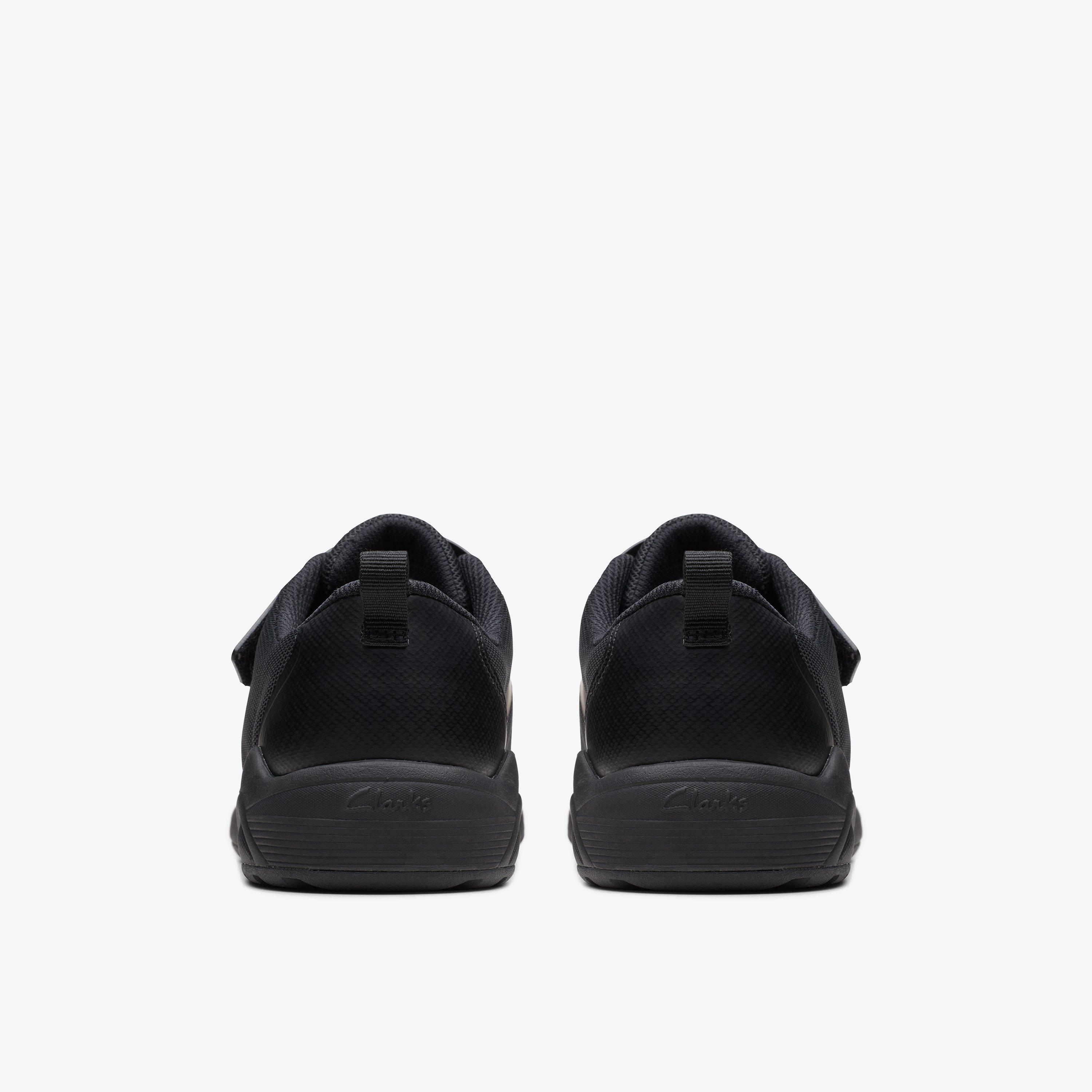 Aeon Pace Youth Black Riptape School Shoes, view 5 of 6