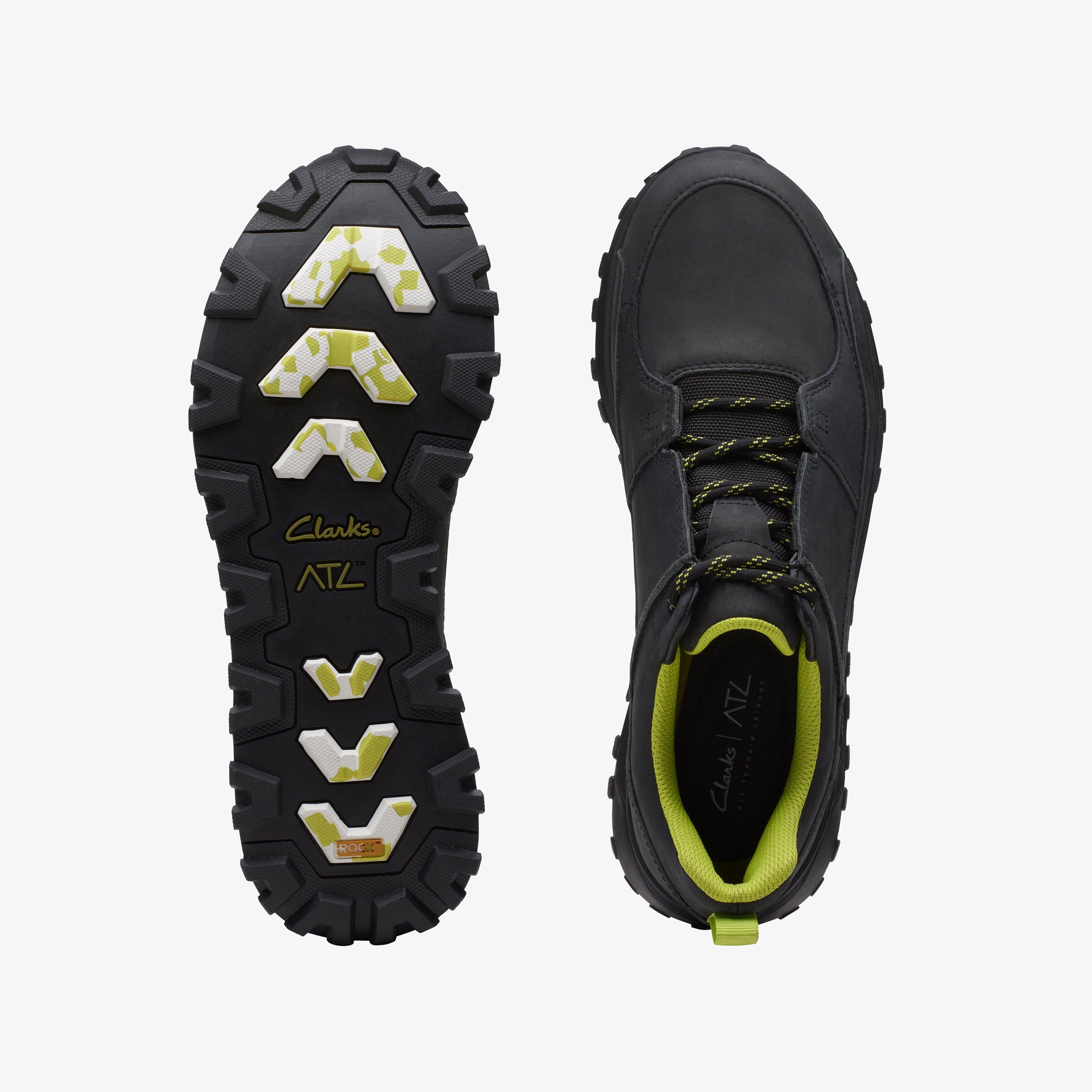 Mens ATL Trek Run Black Trainers Clarks Outlet