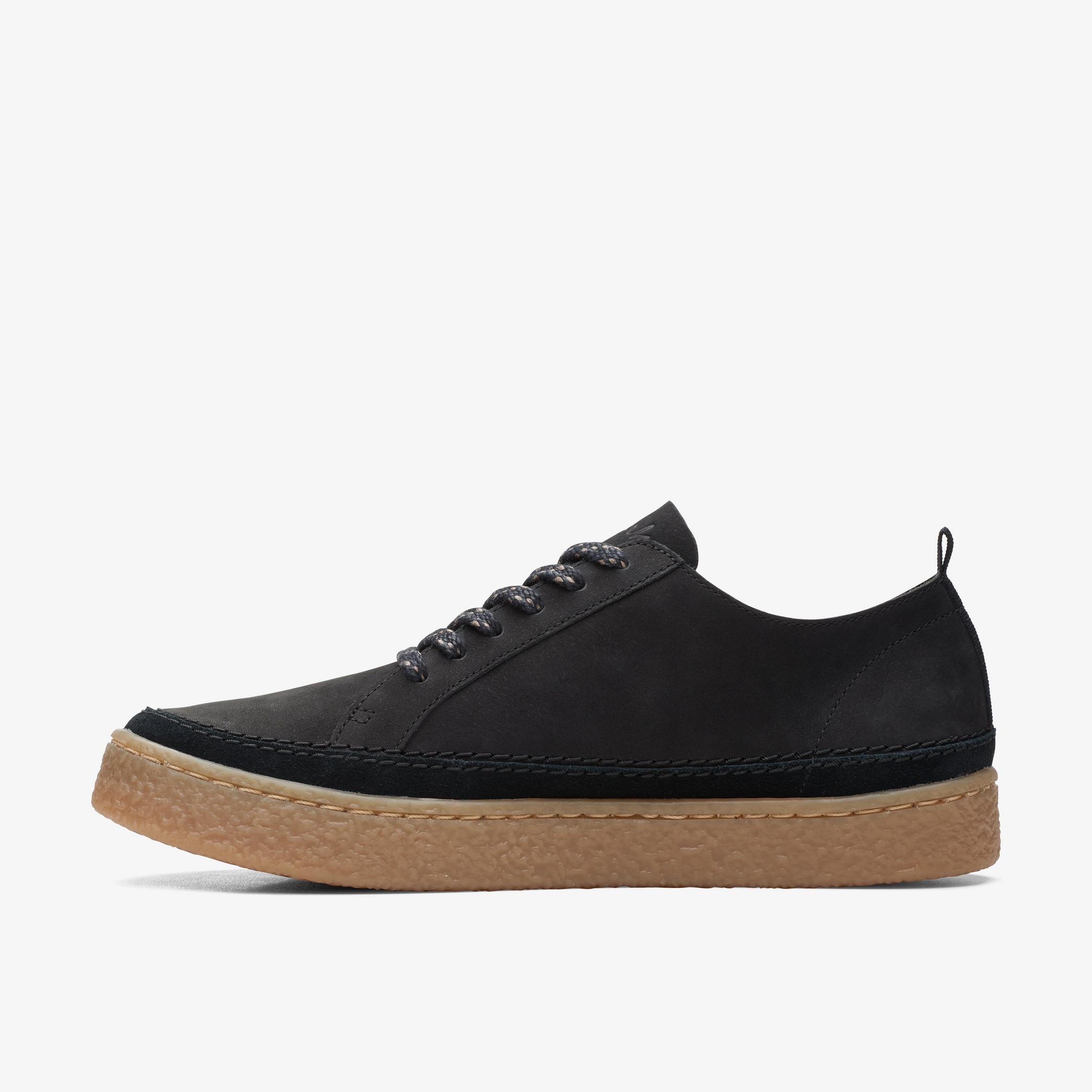 Barleigh Lace Black Nubuck Derby Shoes, view 2 of 6