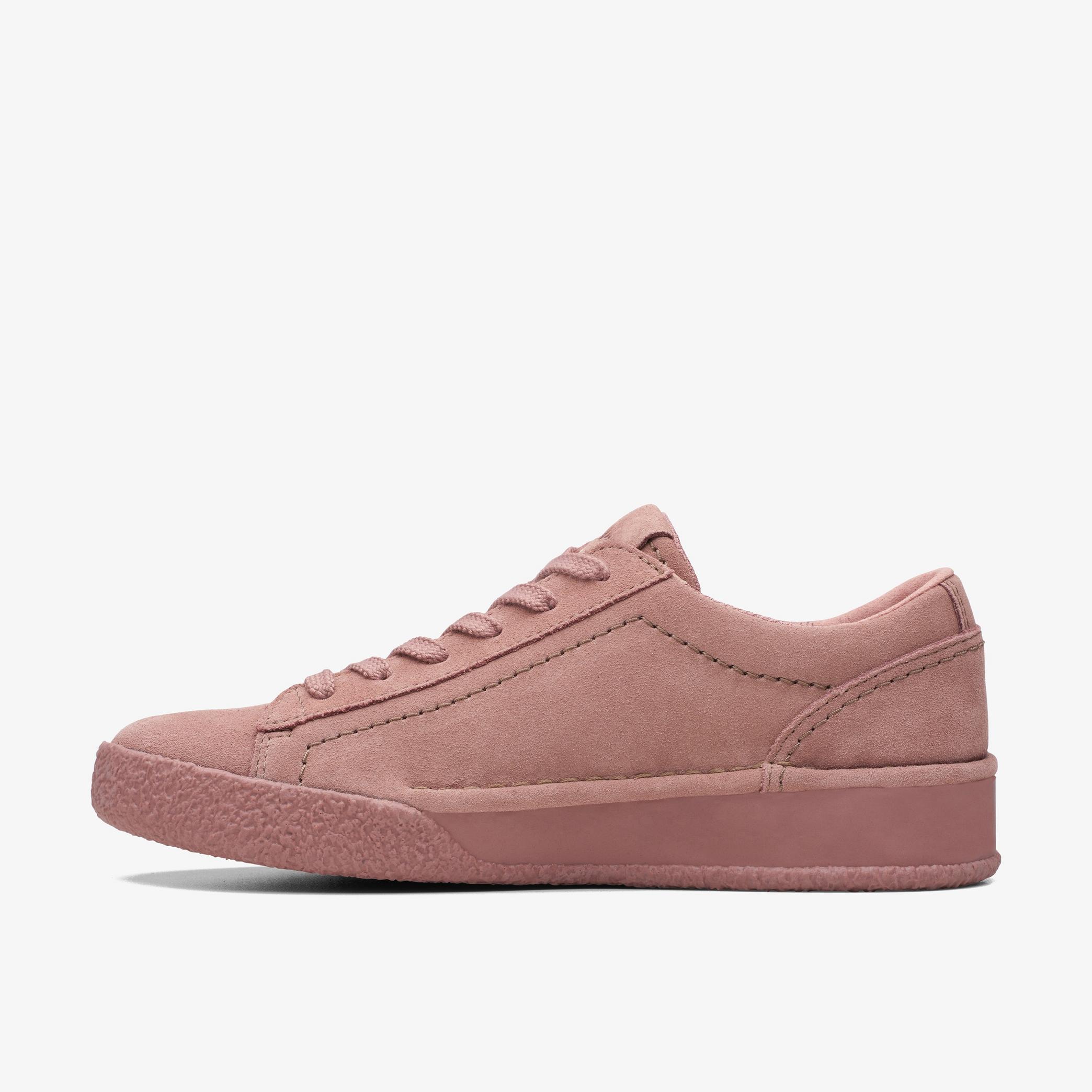 Craft Cup Walk Mauve Suede Trainers, view 2 of 6