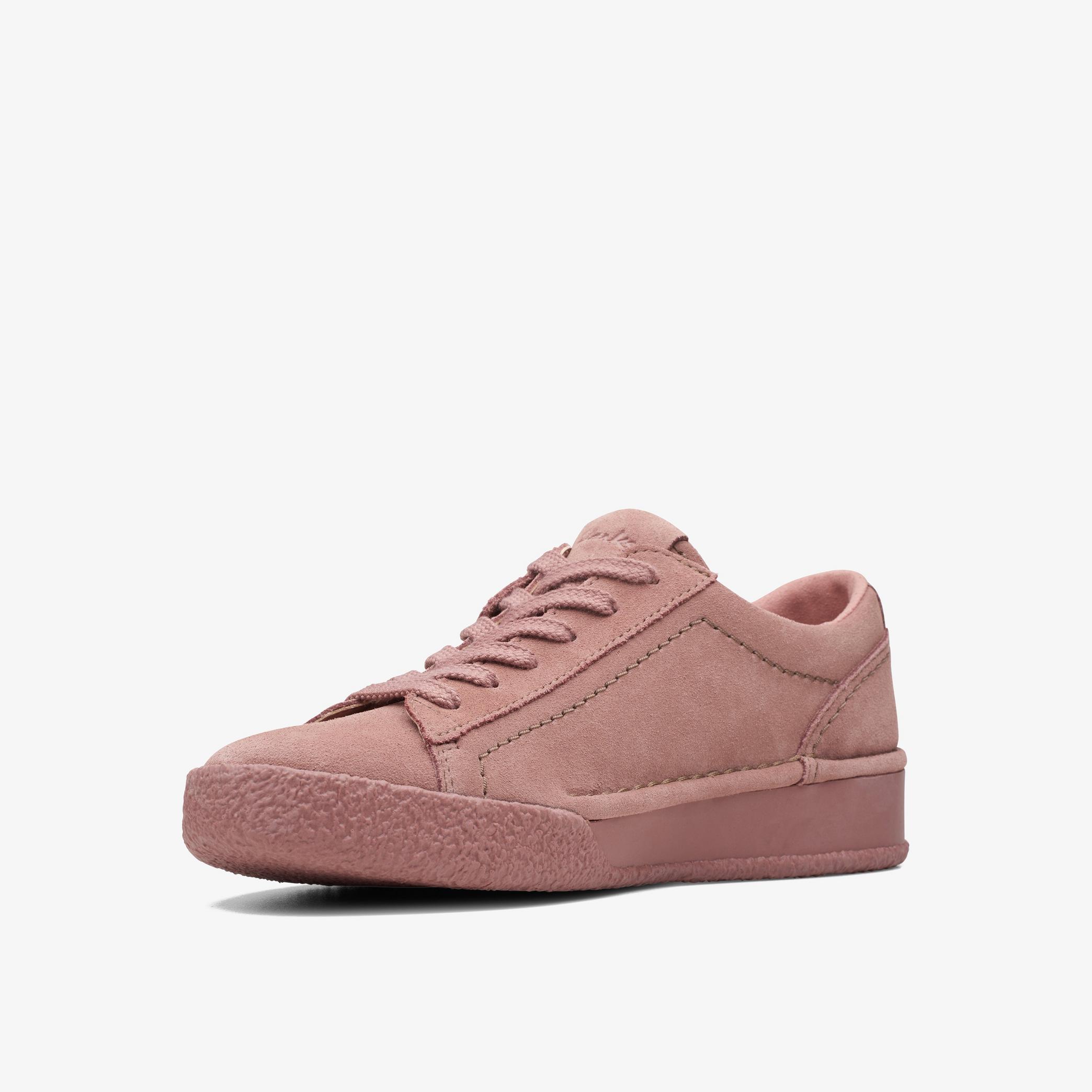 Craft Cup Walk Mauve Suede Trainers, view 4 of 6
