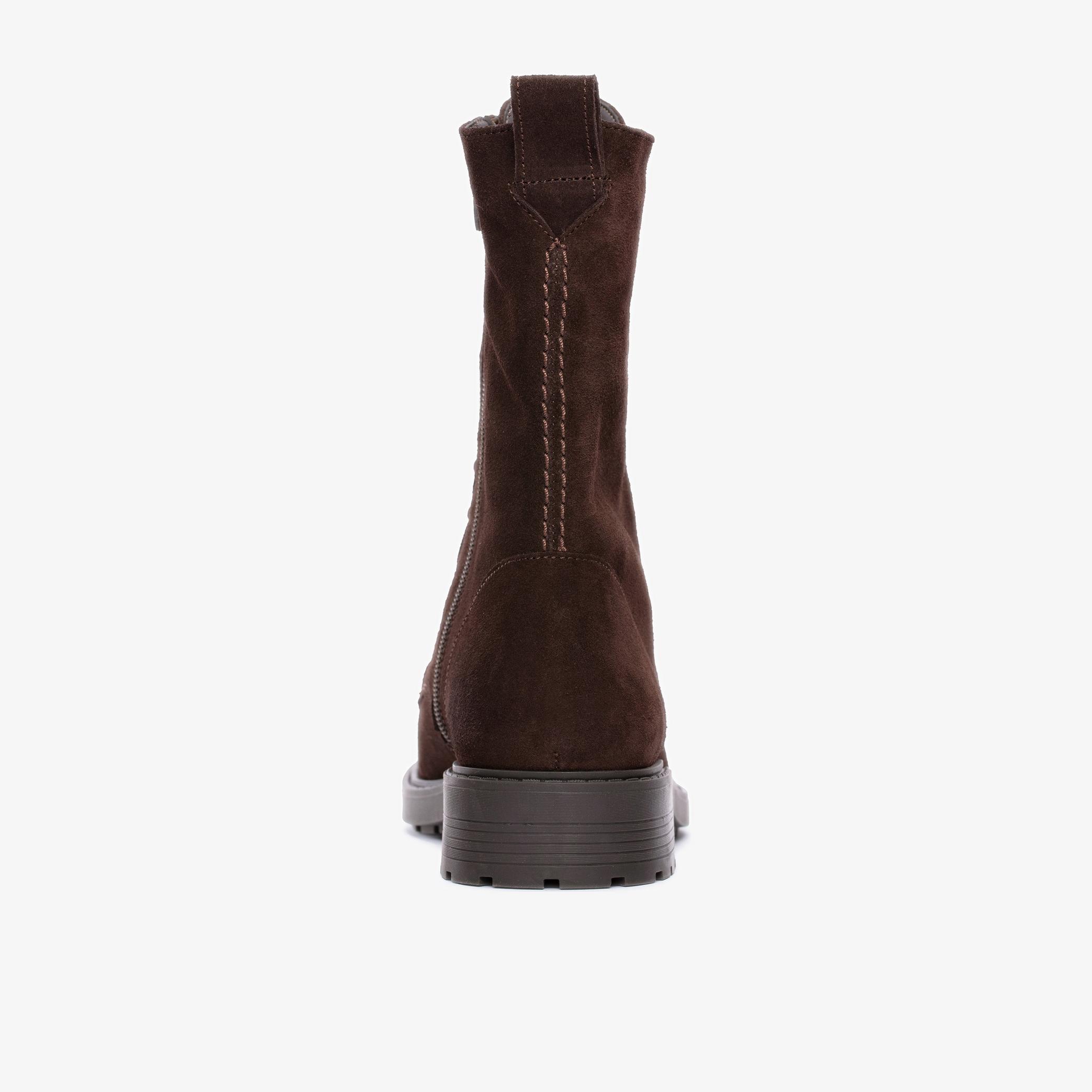Orinoco2 Style Dark Brown Suede Ankle Boots, view 5 of 6