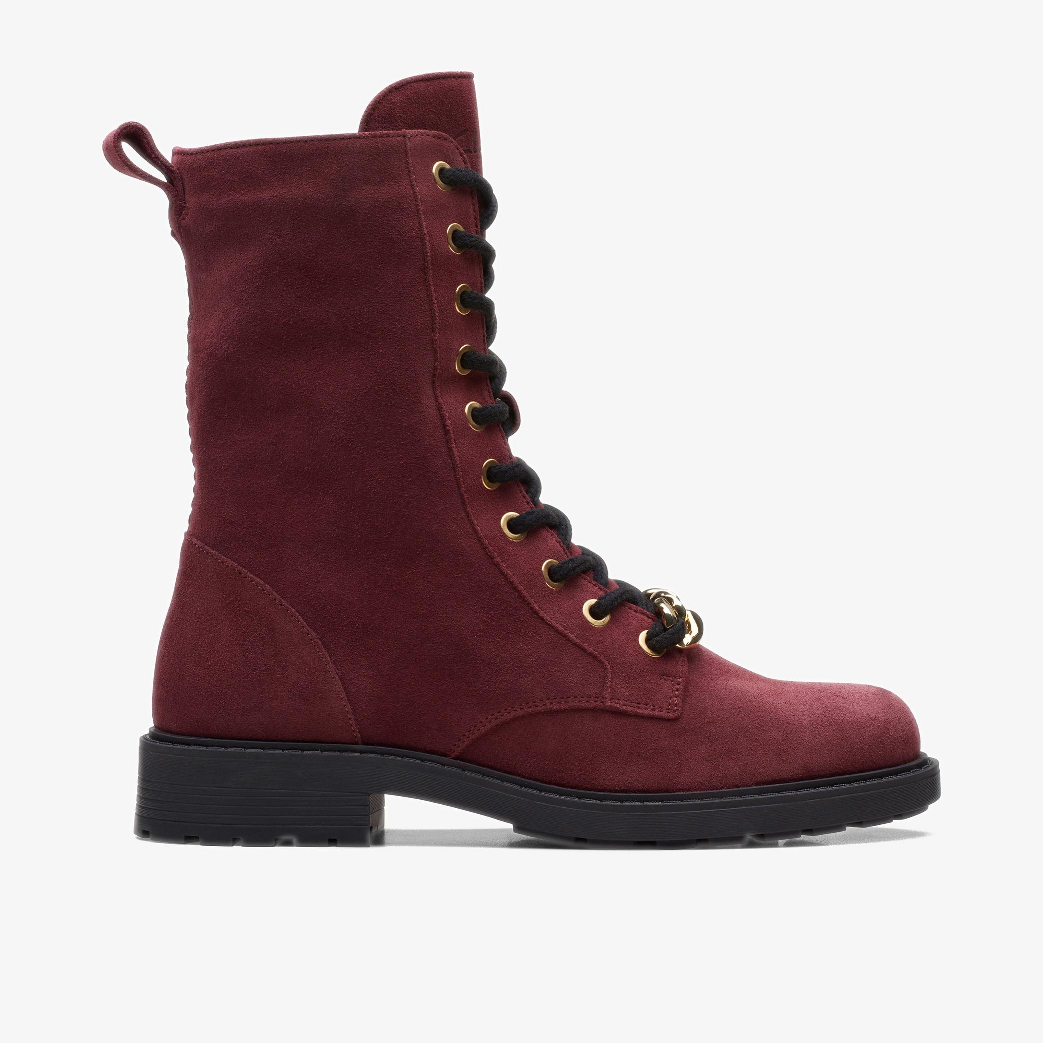 Orinoco2 Style Merlot Suede Ankle Boots, view 1 of 6