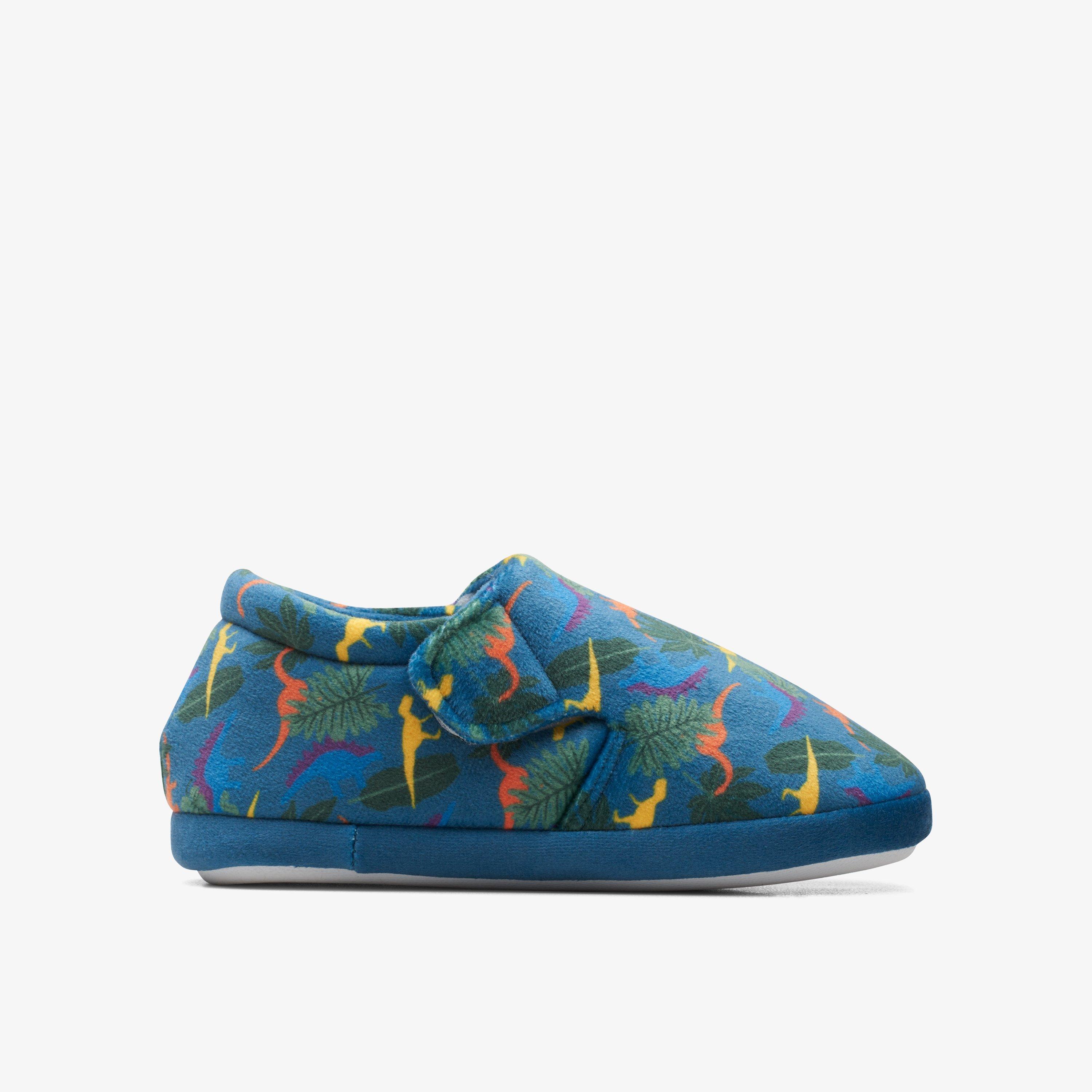 Boys Fluffy Snug Toddler Dark Blue Slippers Clarks Outlet