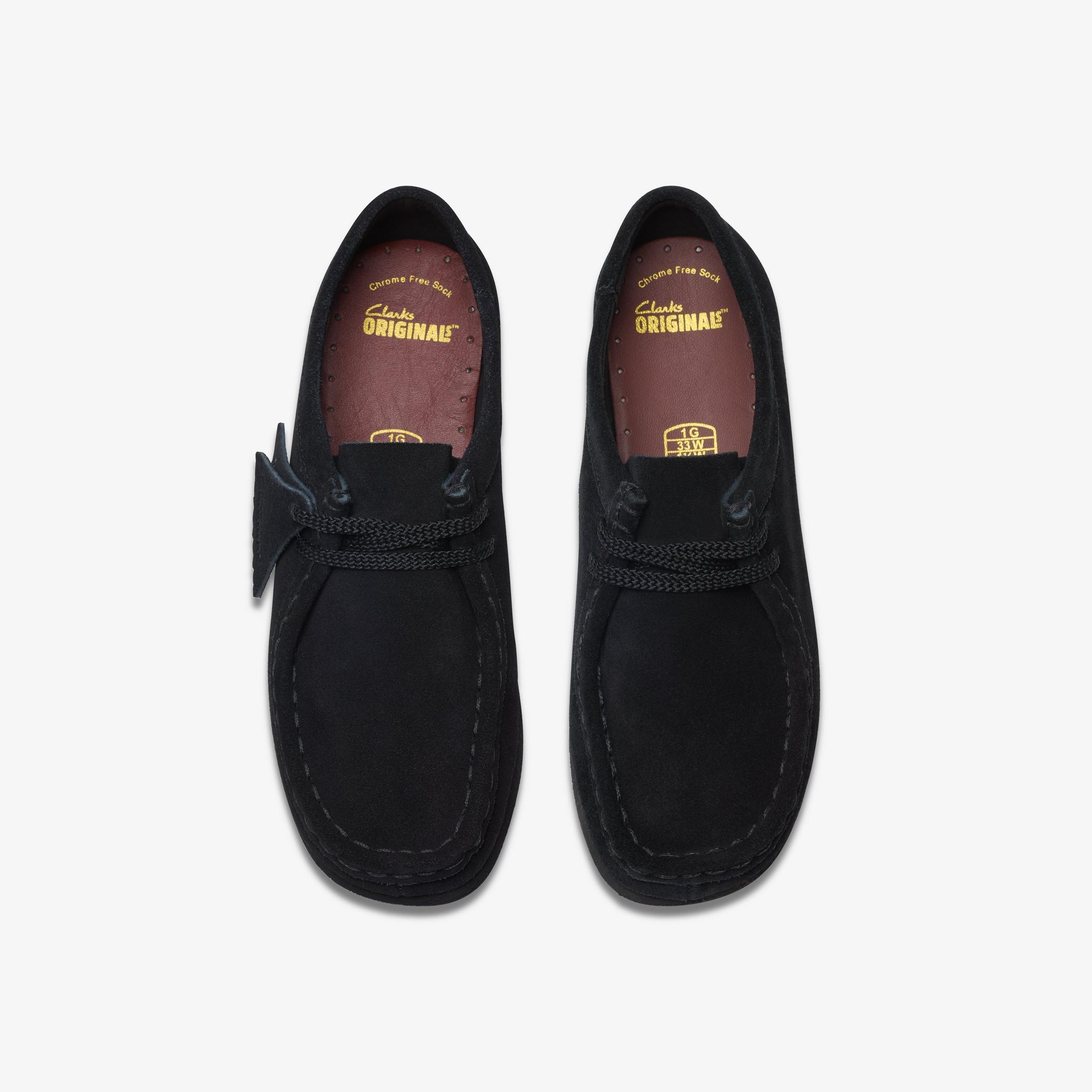 Wallabee Older Black Suede Shoes, view 6 of 6