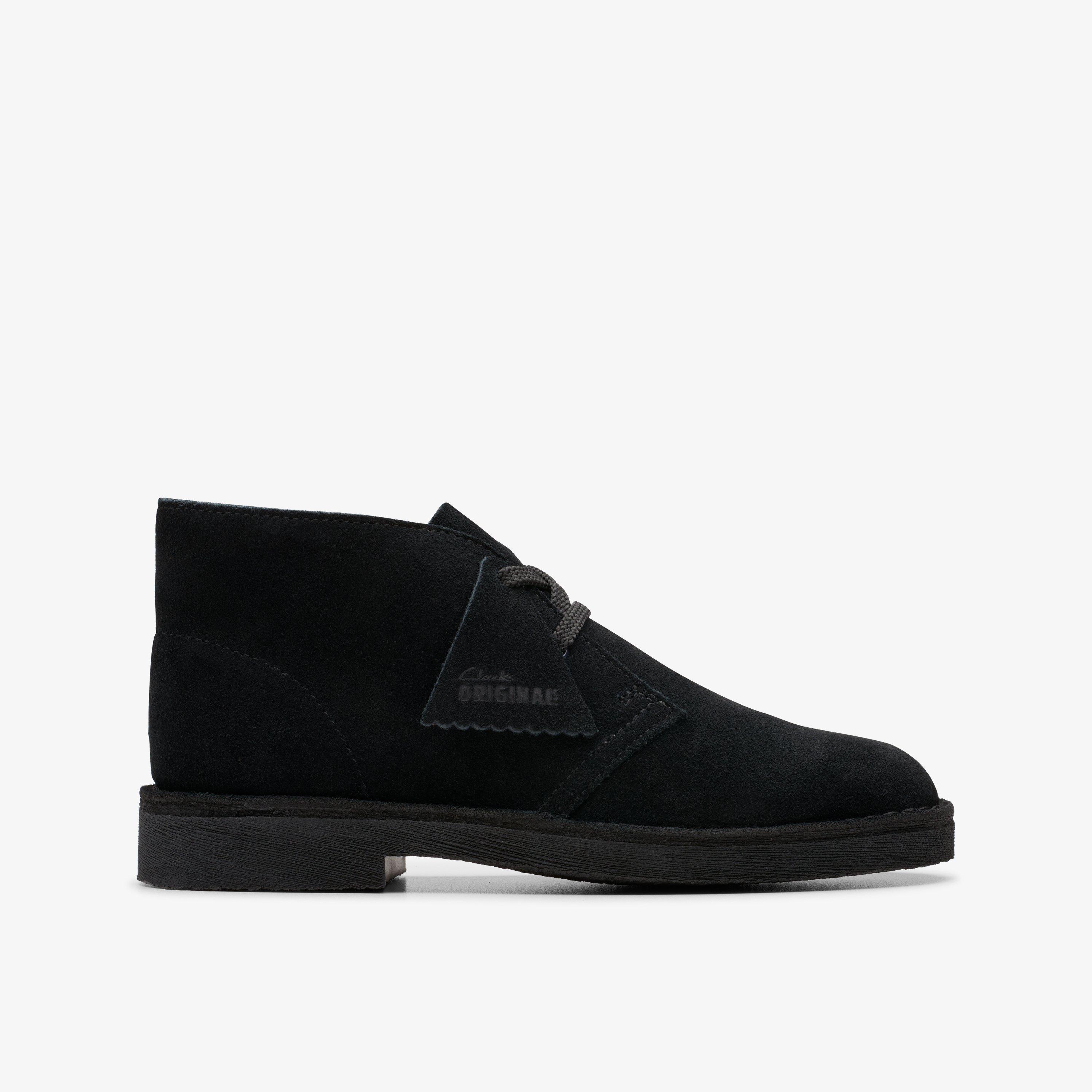 Boys black desert boots on sale