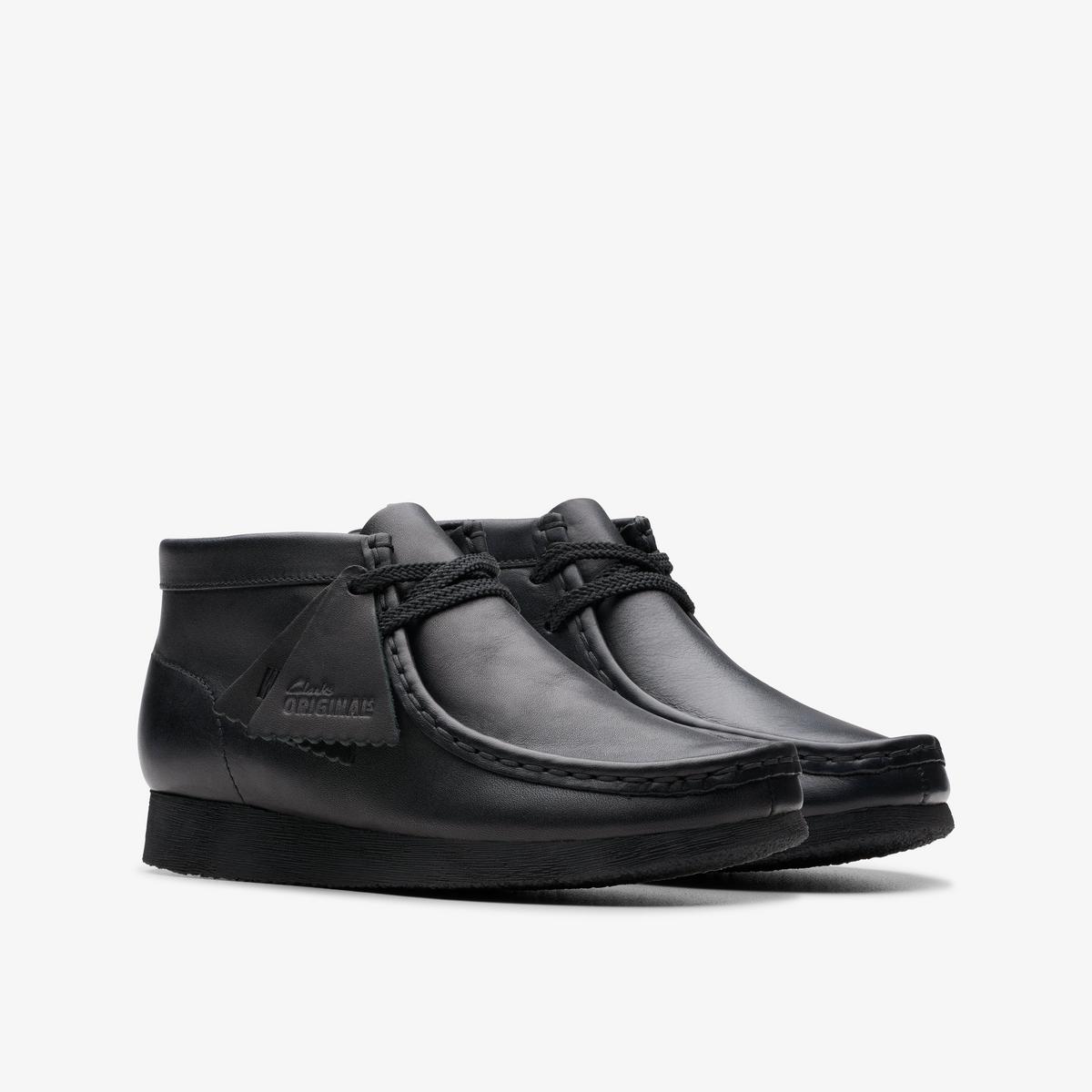 Wallabee Boot Kid — Black