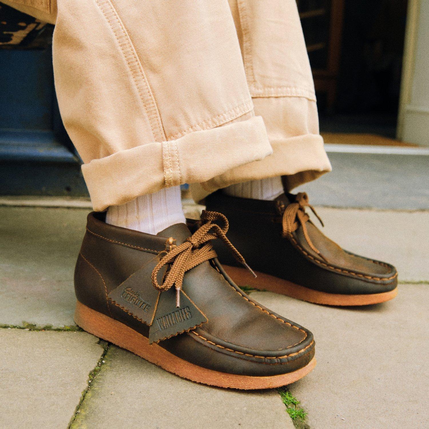 Wallabee Boot Kid — Brown