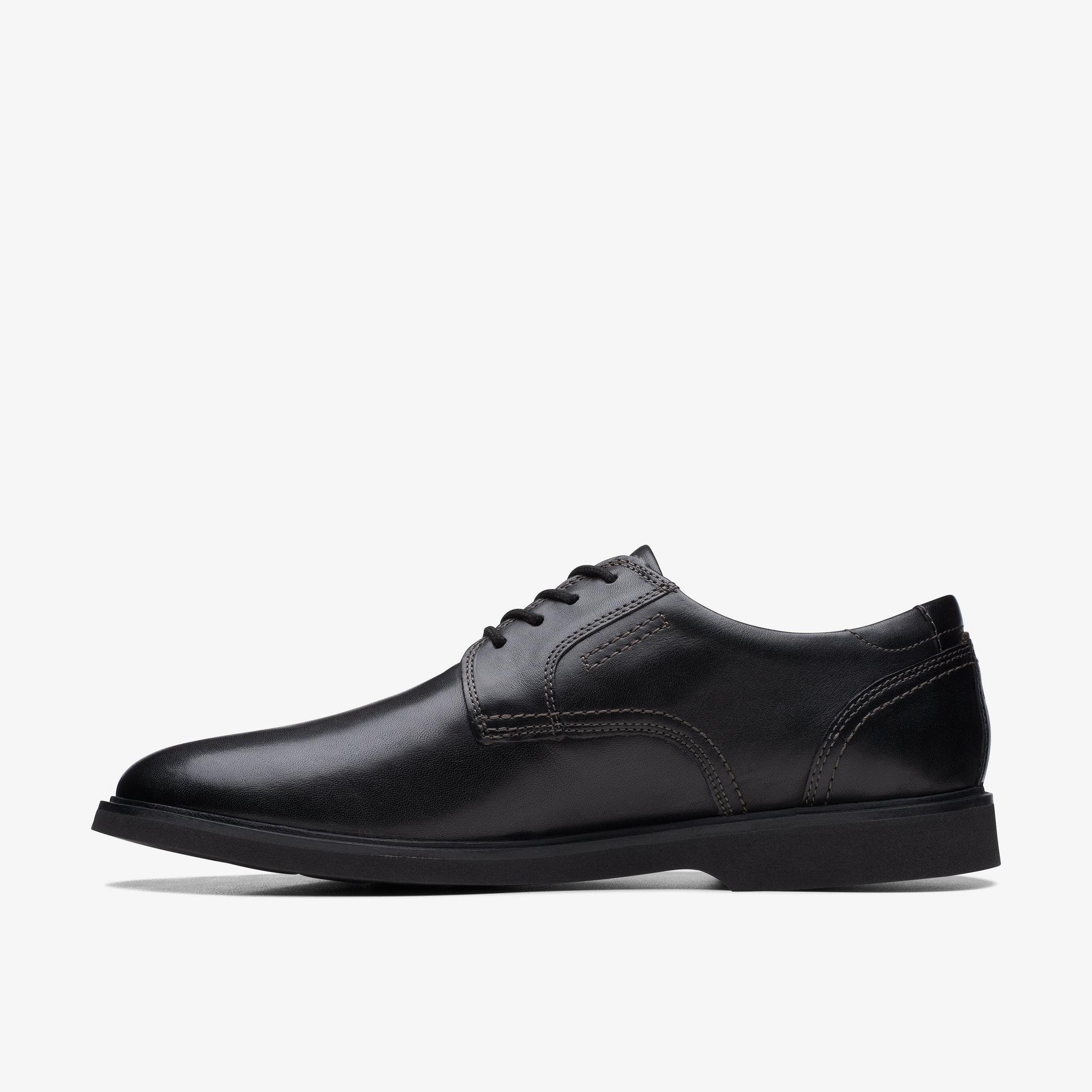 Chaussures Oxford en cuir noir Malwood Lace, vue 2 de 6
