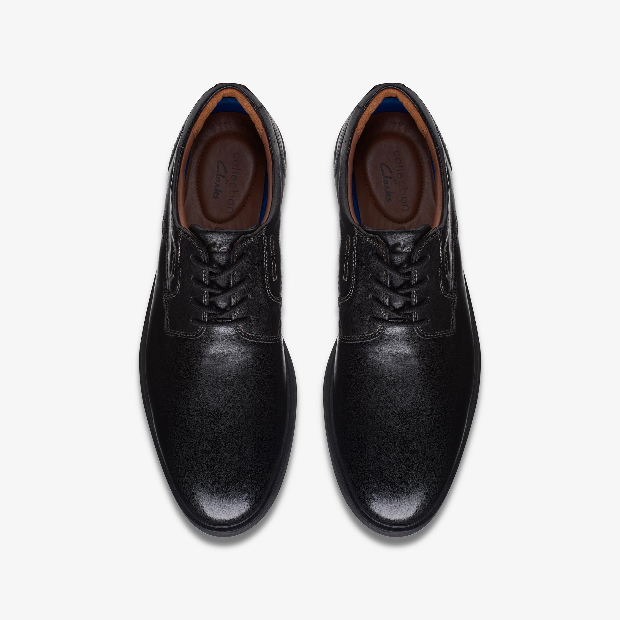 Chaussures Oxford en cuir noir Malwood Lace, vue 6 de 6