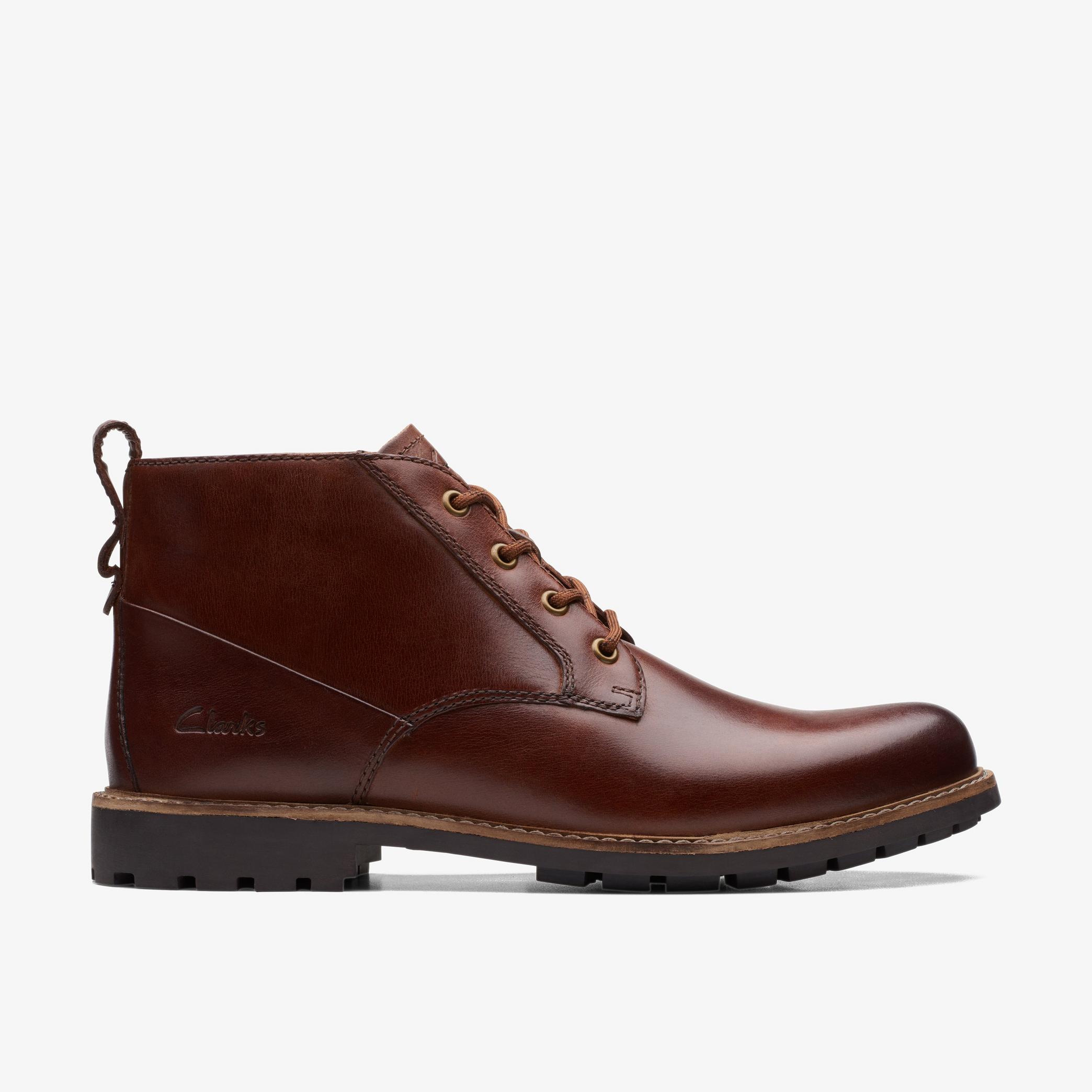 Westcombe Mid Brown Ankle Boots, view 1 of 6
