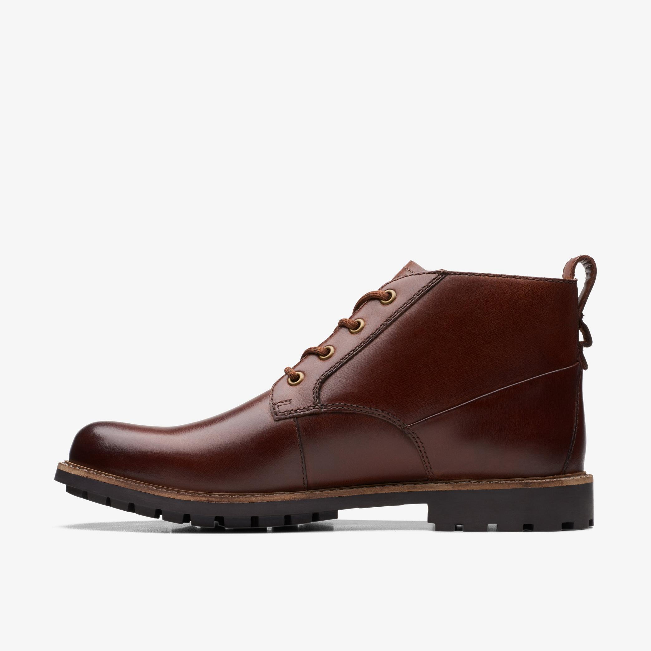 Westcombe Mid Brown Ankle Boots, view 2 of 6