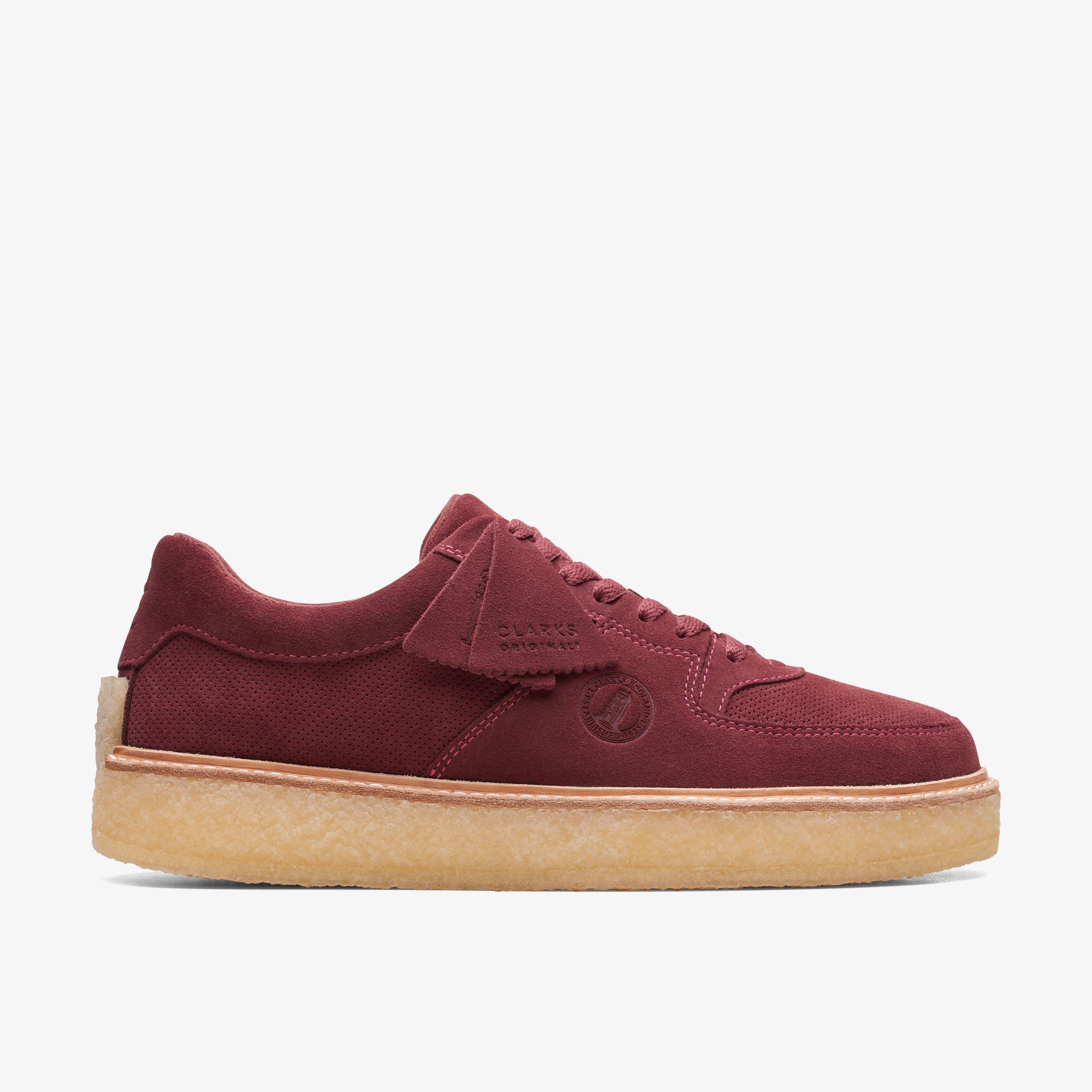 Clarks store oxblood shoes