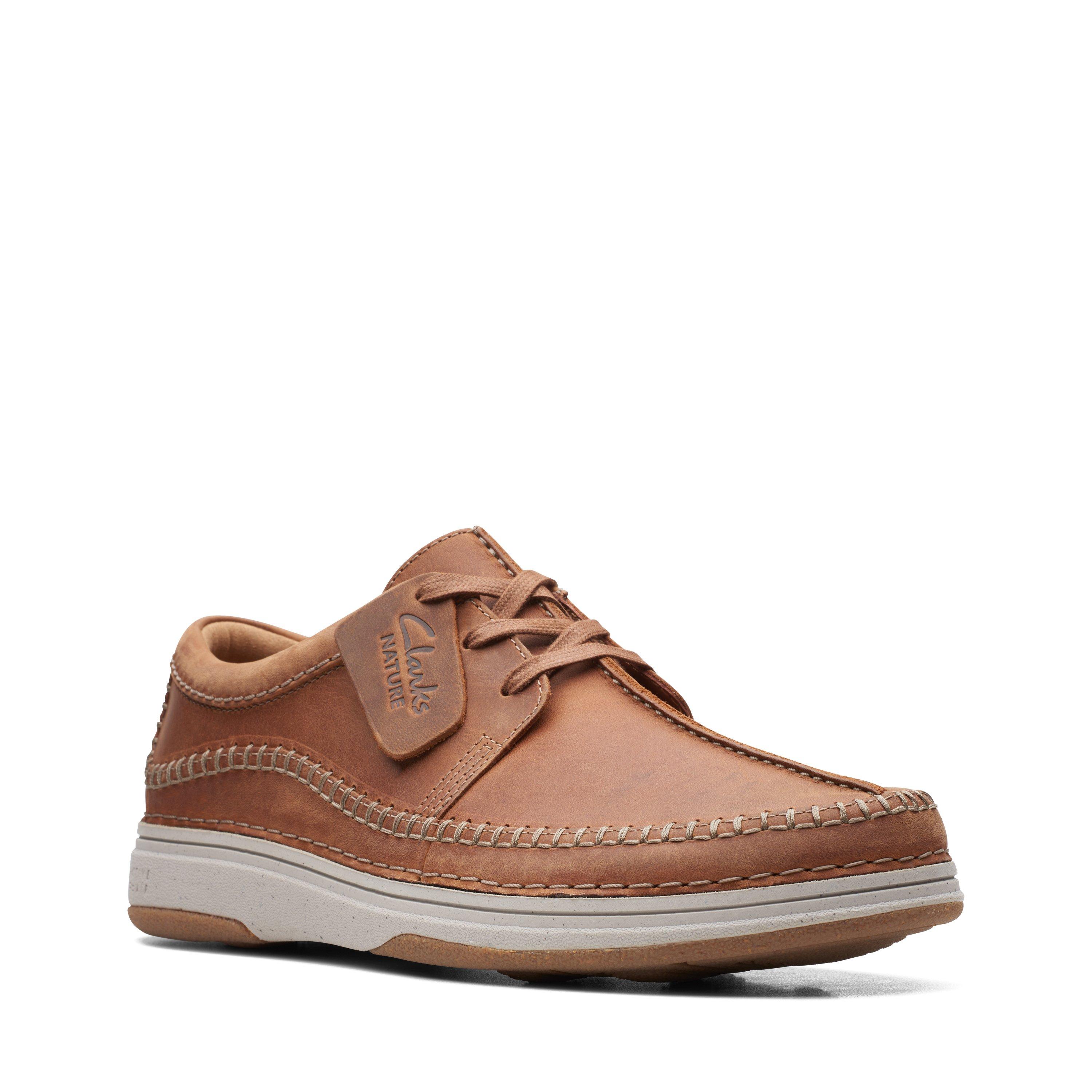 Clarks tan shoes sales mens