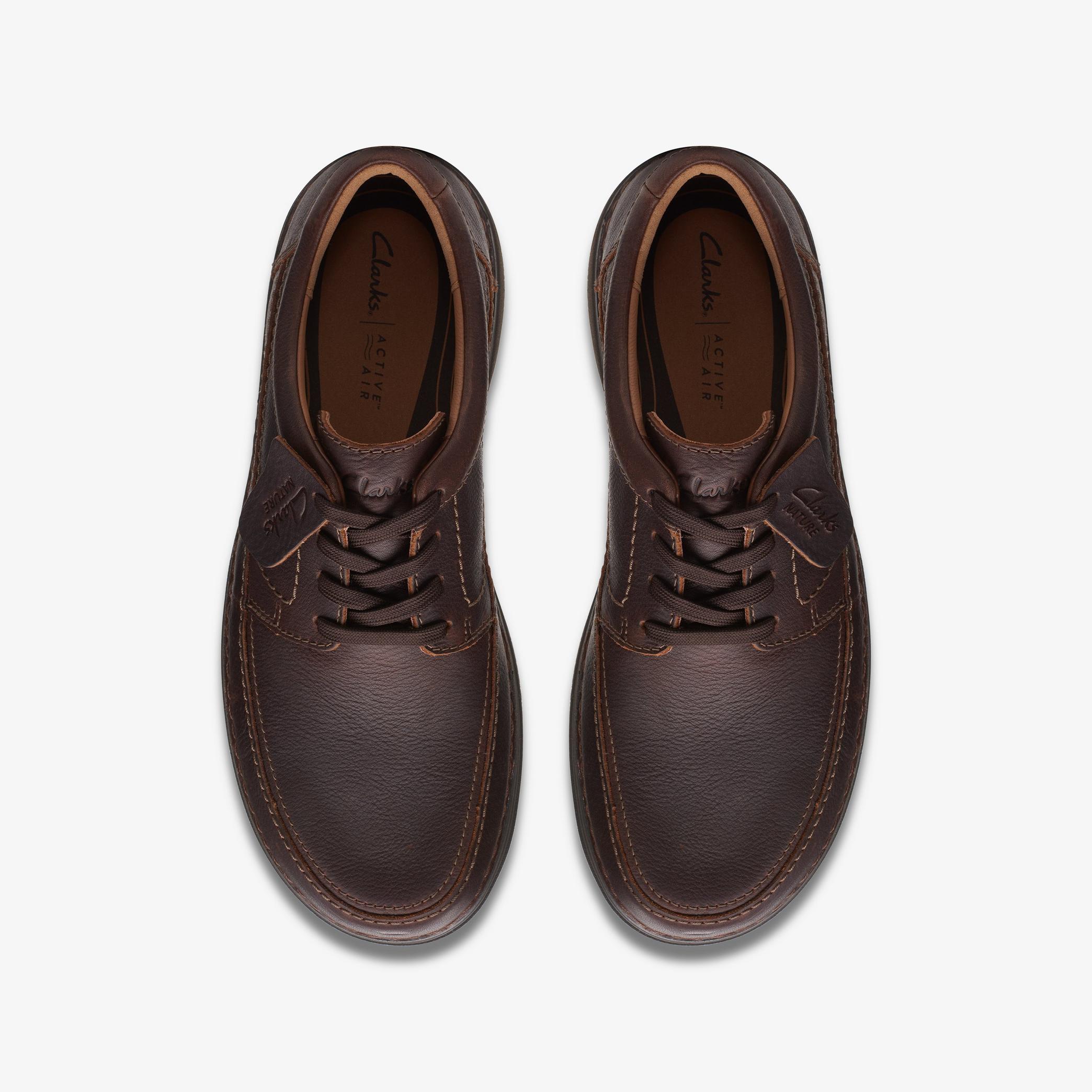 Men Nature 5 Lo Dark Brown Leather Shoes | Clarks US