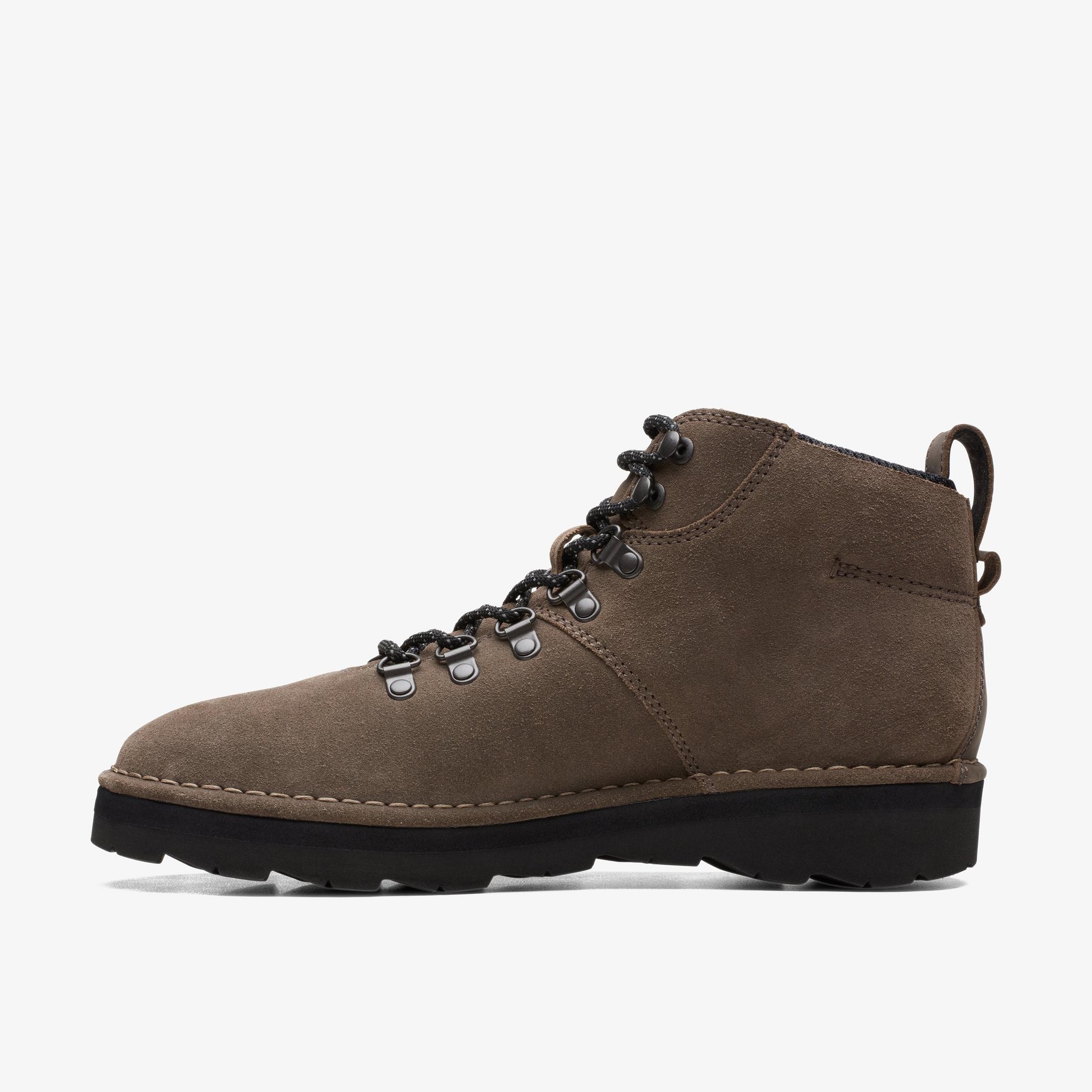 MENS Craftdale Hike Grey Suede Ankle Boots | Clarks Outlet