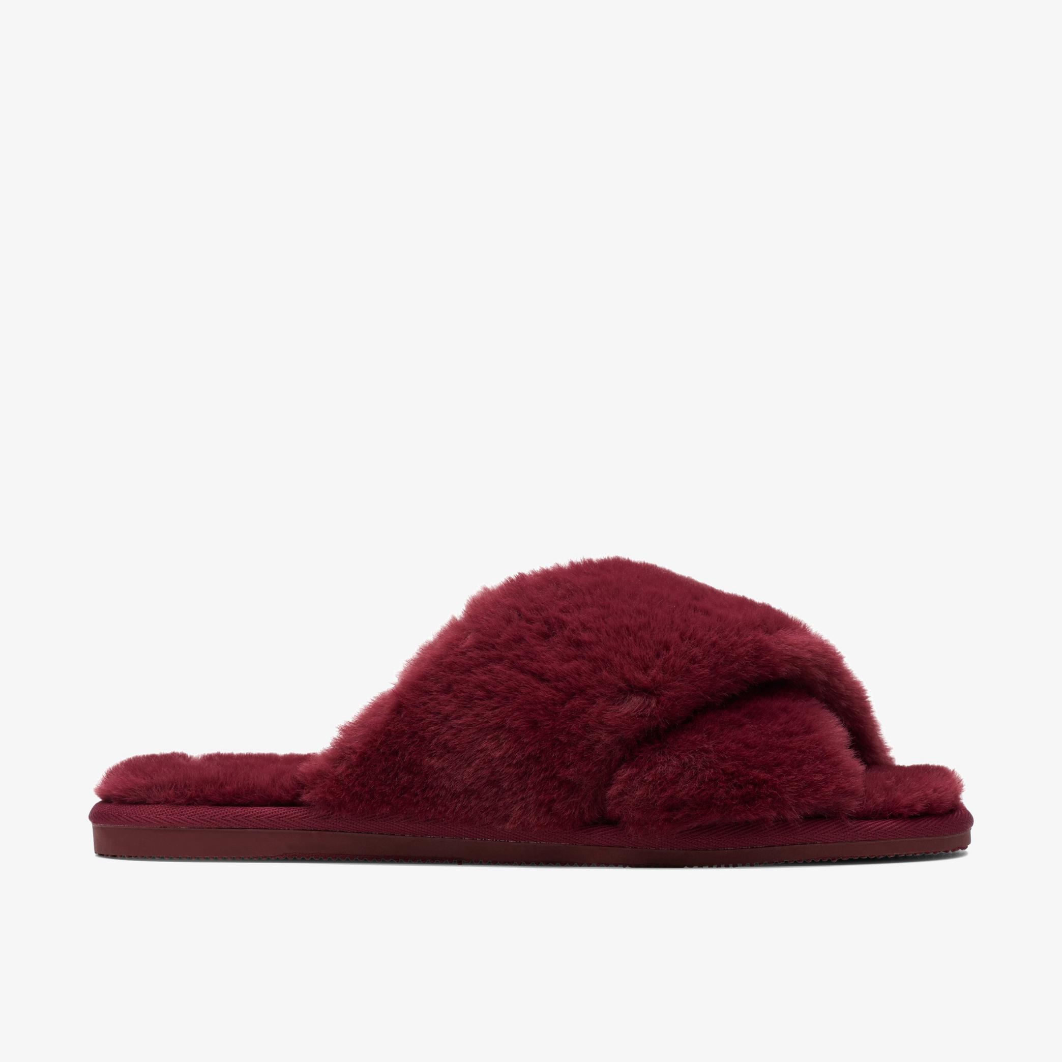 Dream Lux Merlot Slippers, view 1 of 6