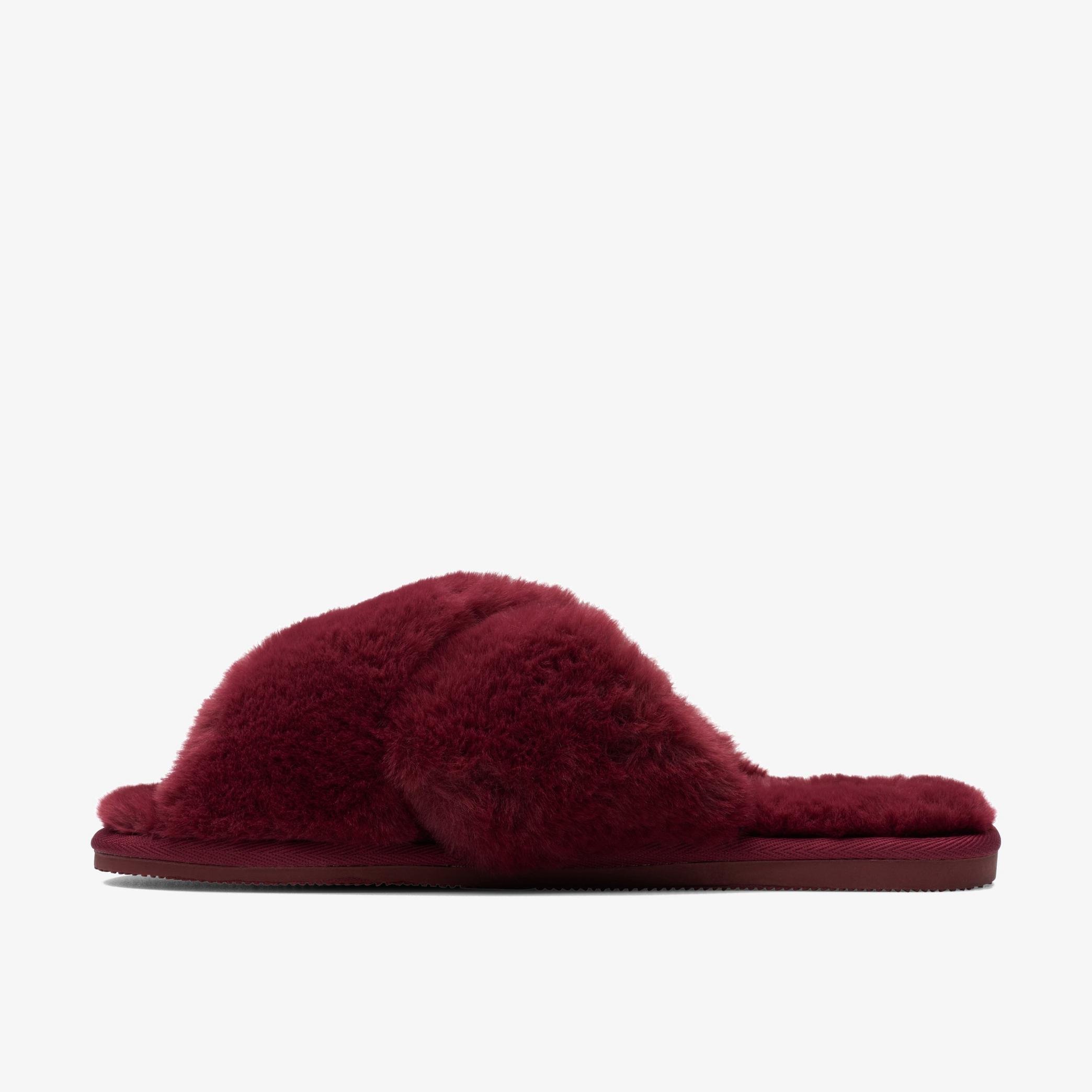 Dream Lux Merlot Slippers, view 2 of 6