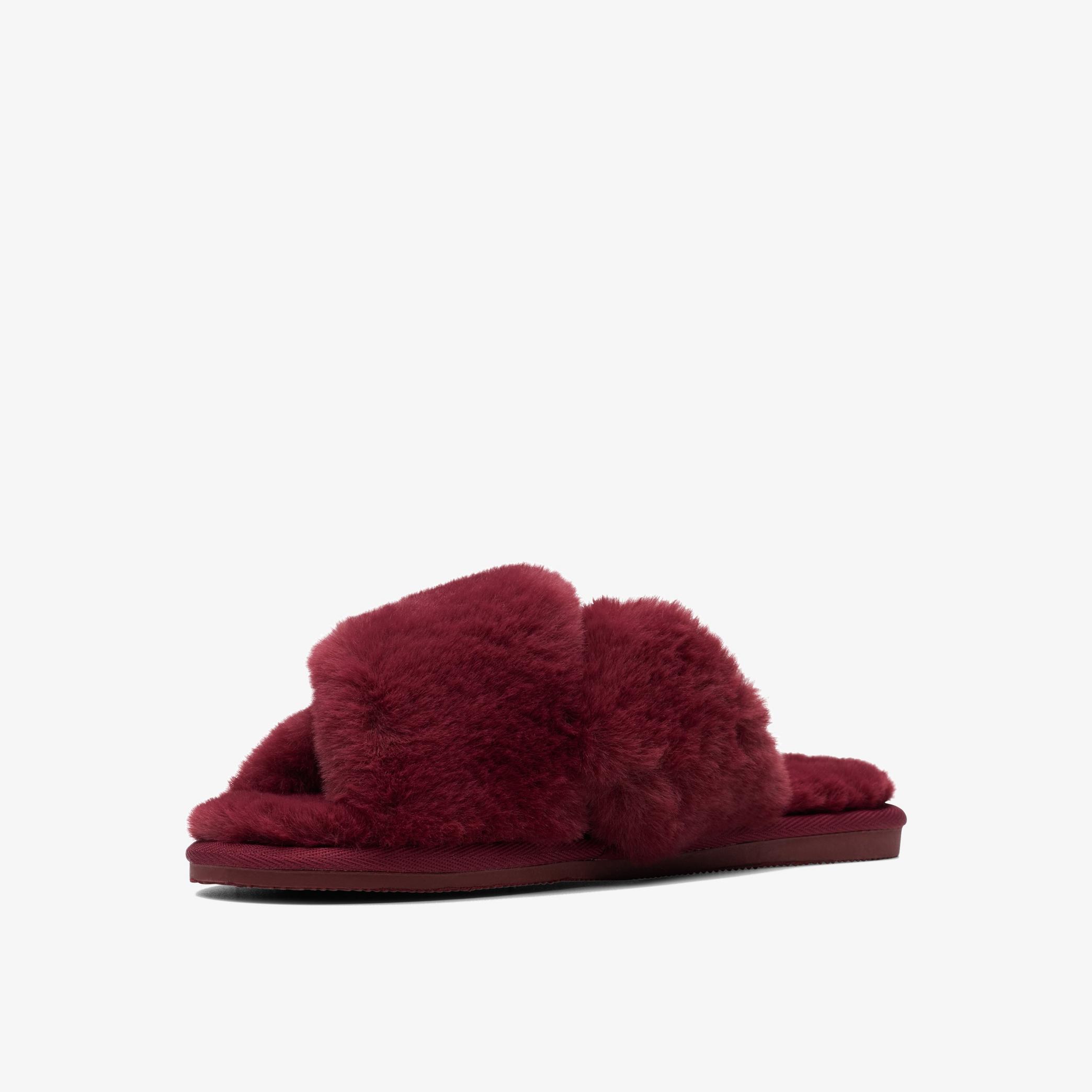 Dream Lux Merlot Slippers, view 4 of 6