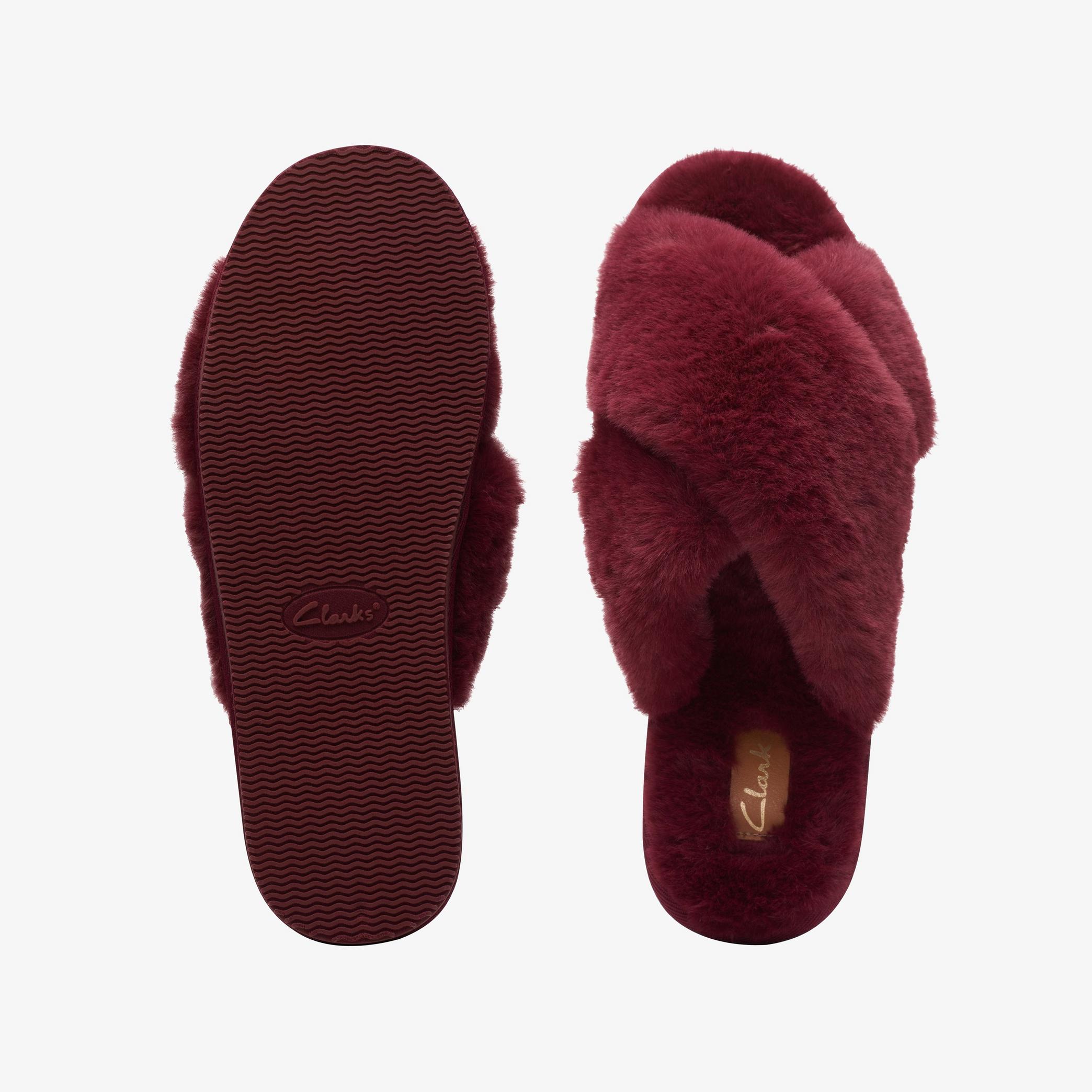 Dream Lux Merlot Slippers, view 6 of 6