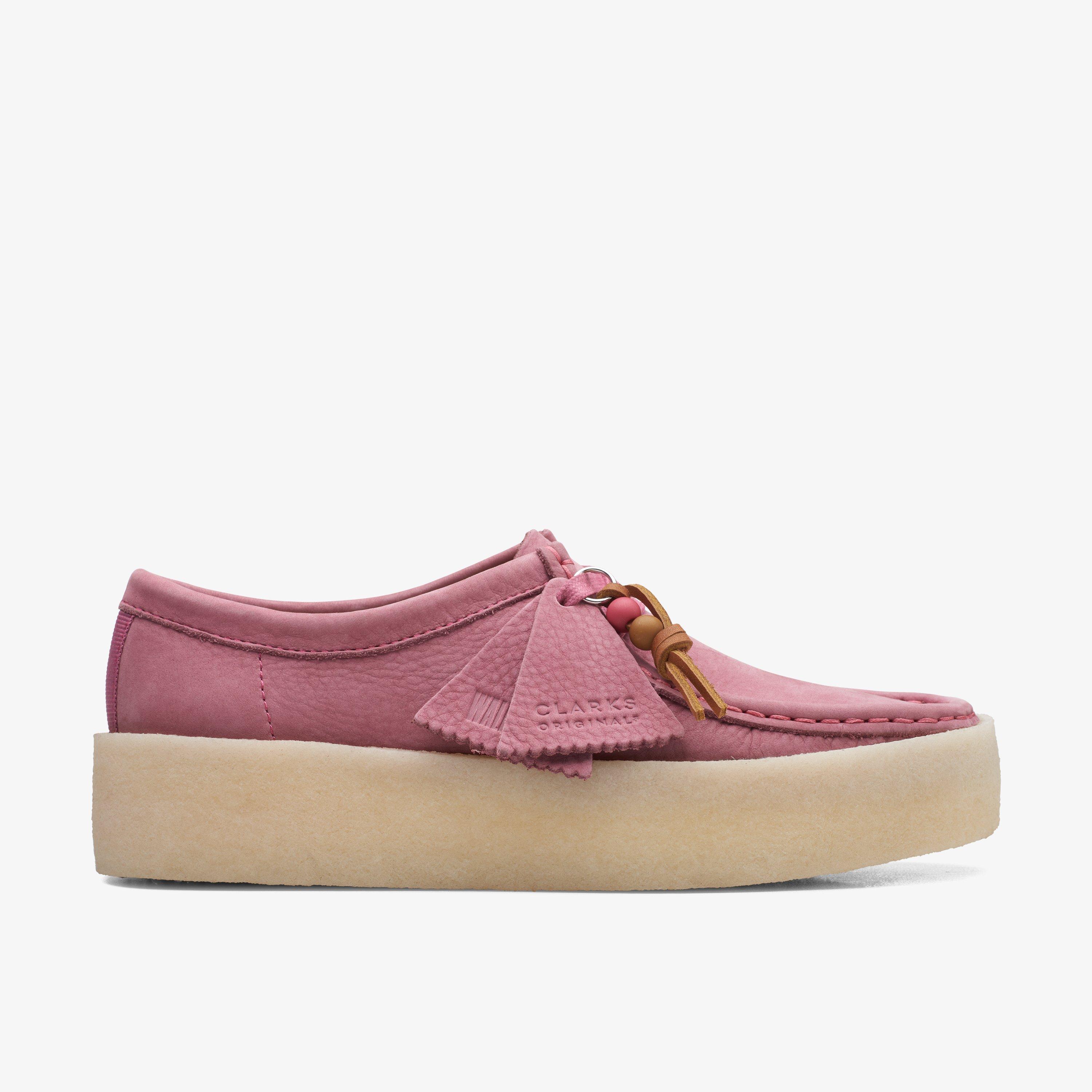Wallabee Cup Pink Nubuck Wallabee, view 1 of 6