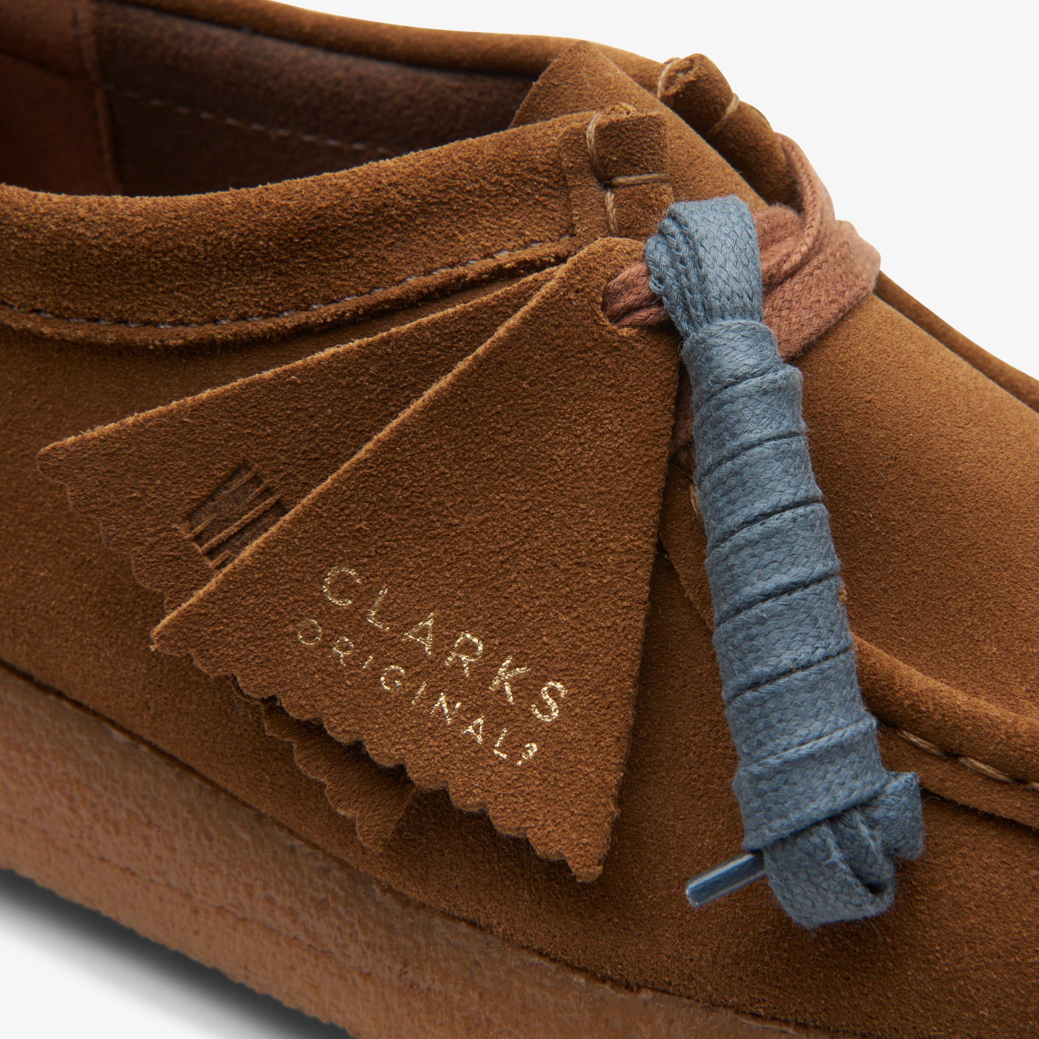 Wallabee Cola Suede Shoes, view 7 of 7