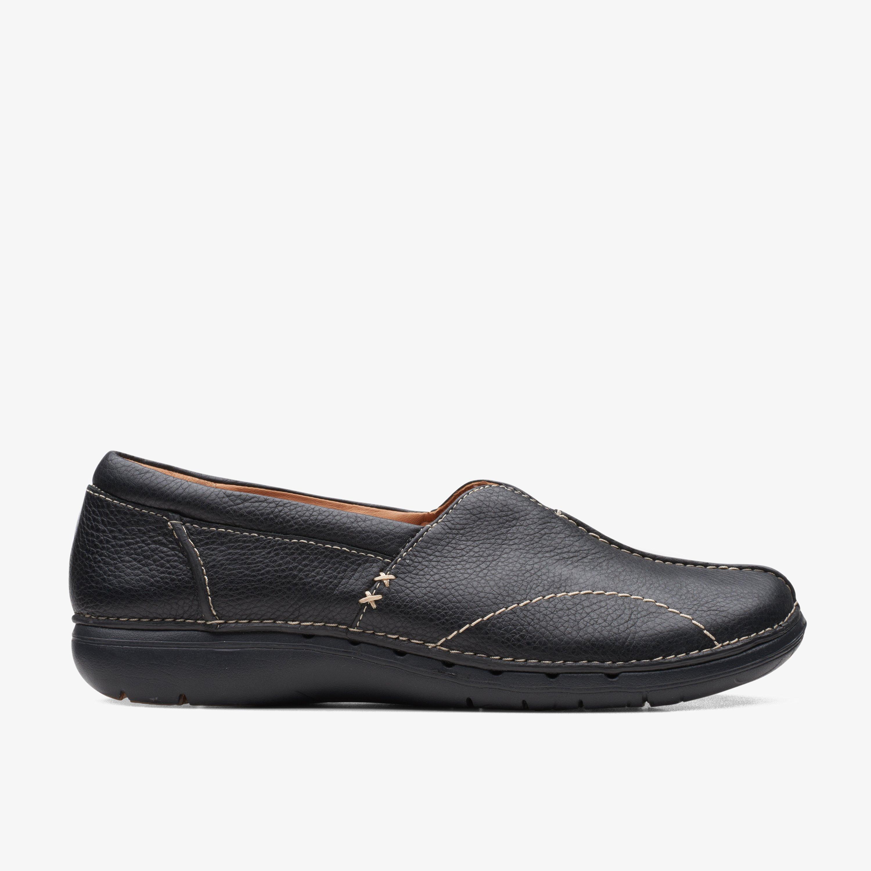 Clarks casual slip on on sale shoes