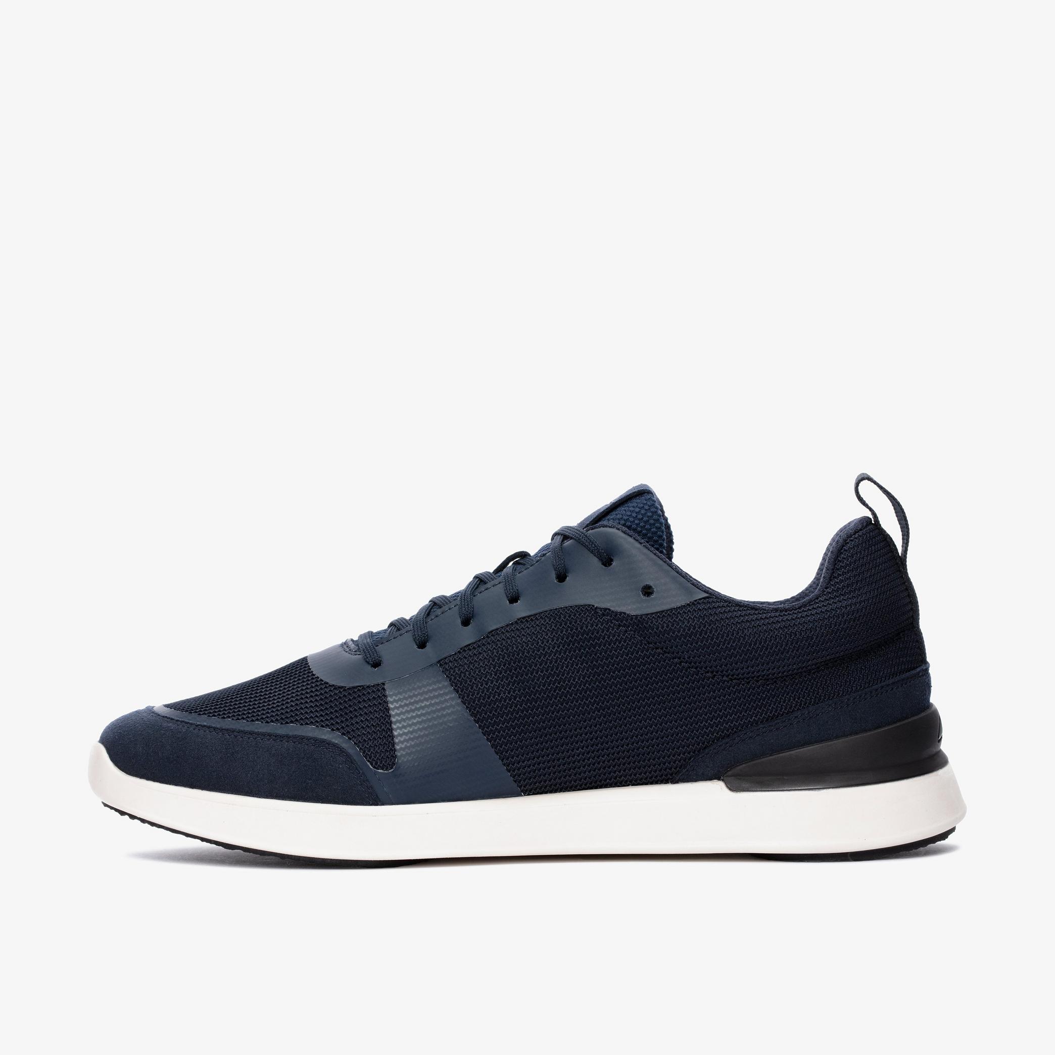 MENS LT Lace Navy Knit Trainers | Clarks Outlet