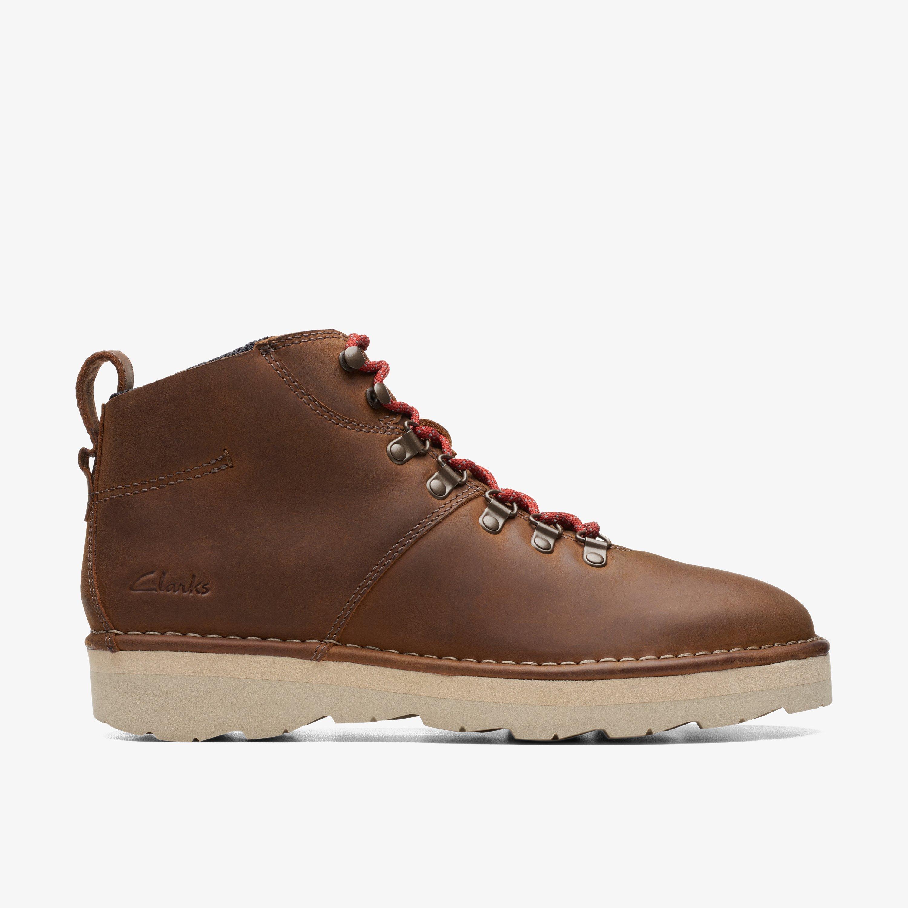 MENS Craftdale Hike Tan Leather Ankle Boots | Clarks Outlet
