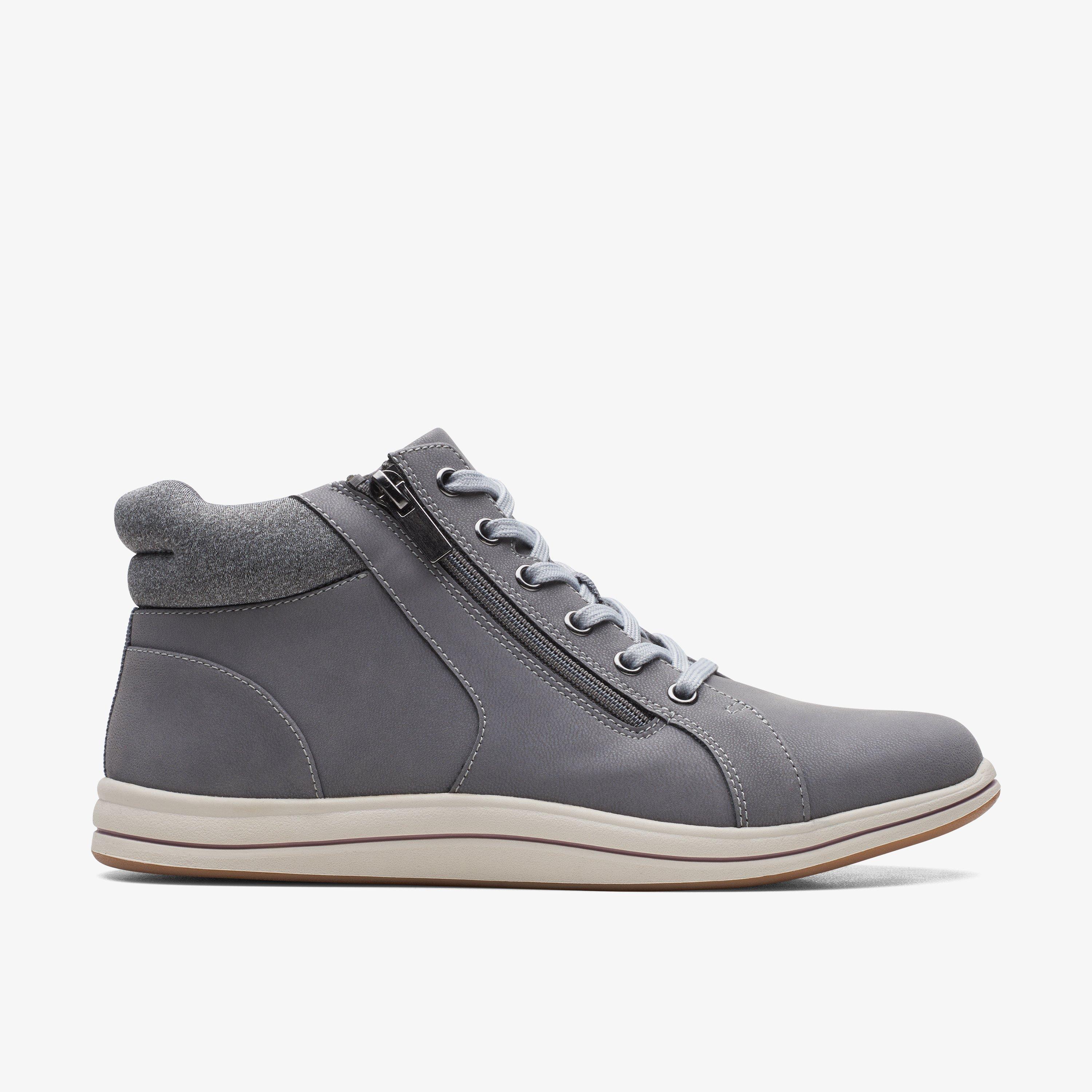 WOMENS Breeze Glide Dark Grey Ankle Boots | Clarks US