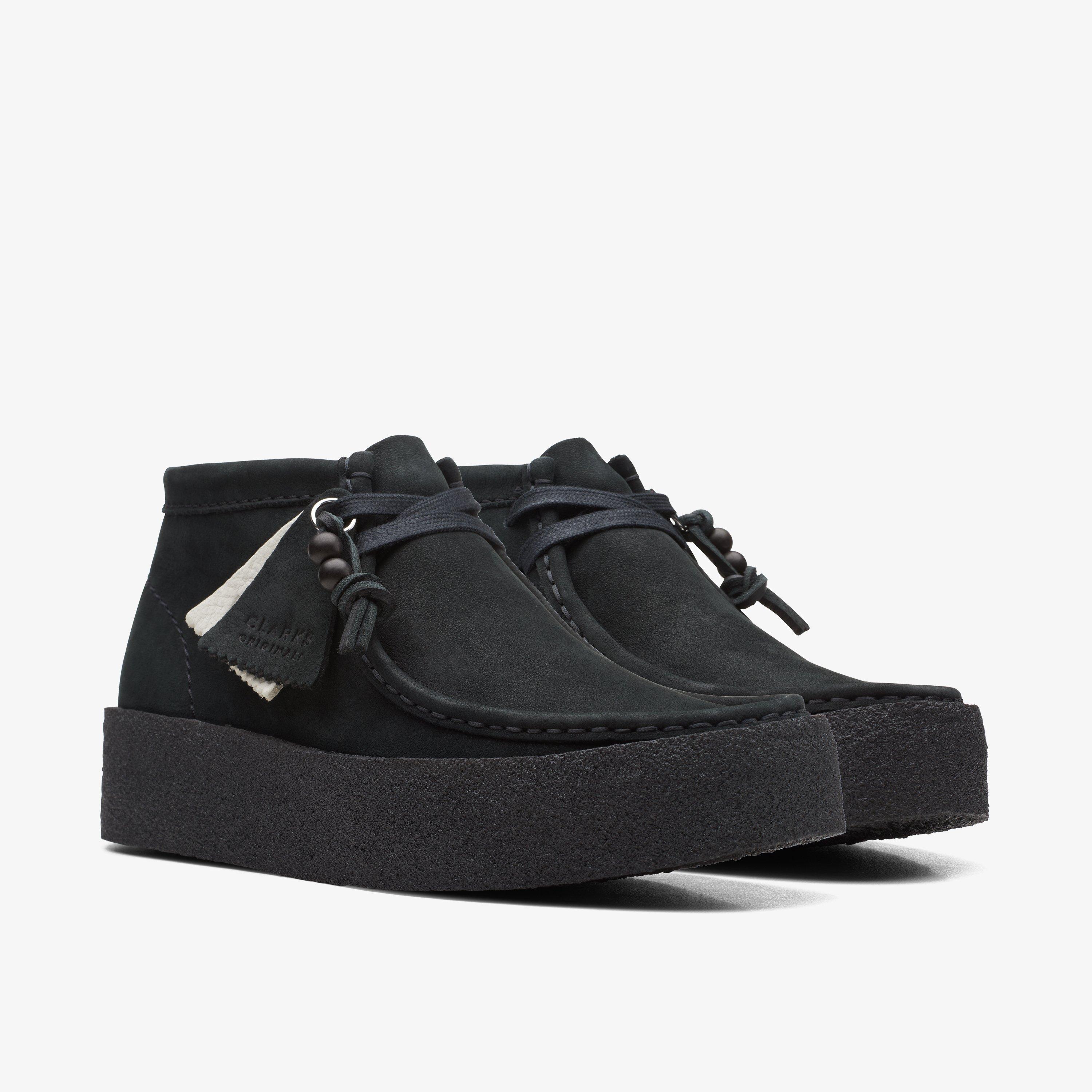 WallabeeCup Boot Black Nubuck Wallabee, view 4 of 6