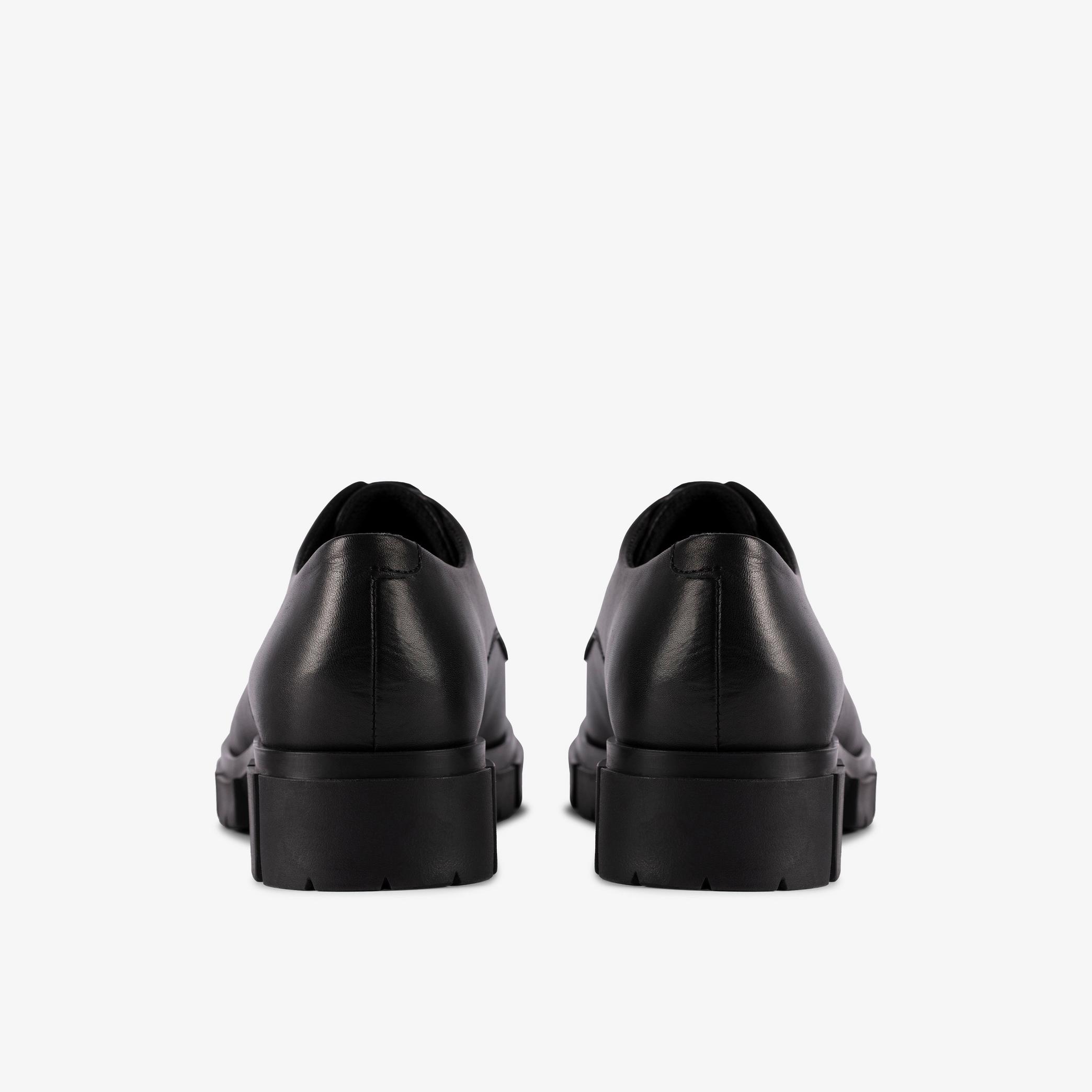 Womens Teala Lace Black Leather Shoes | Clarks UK