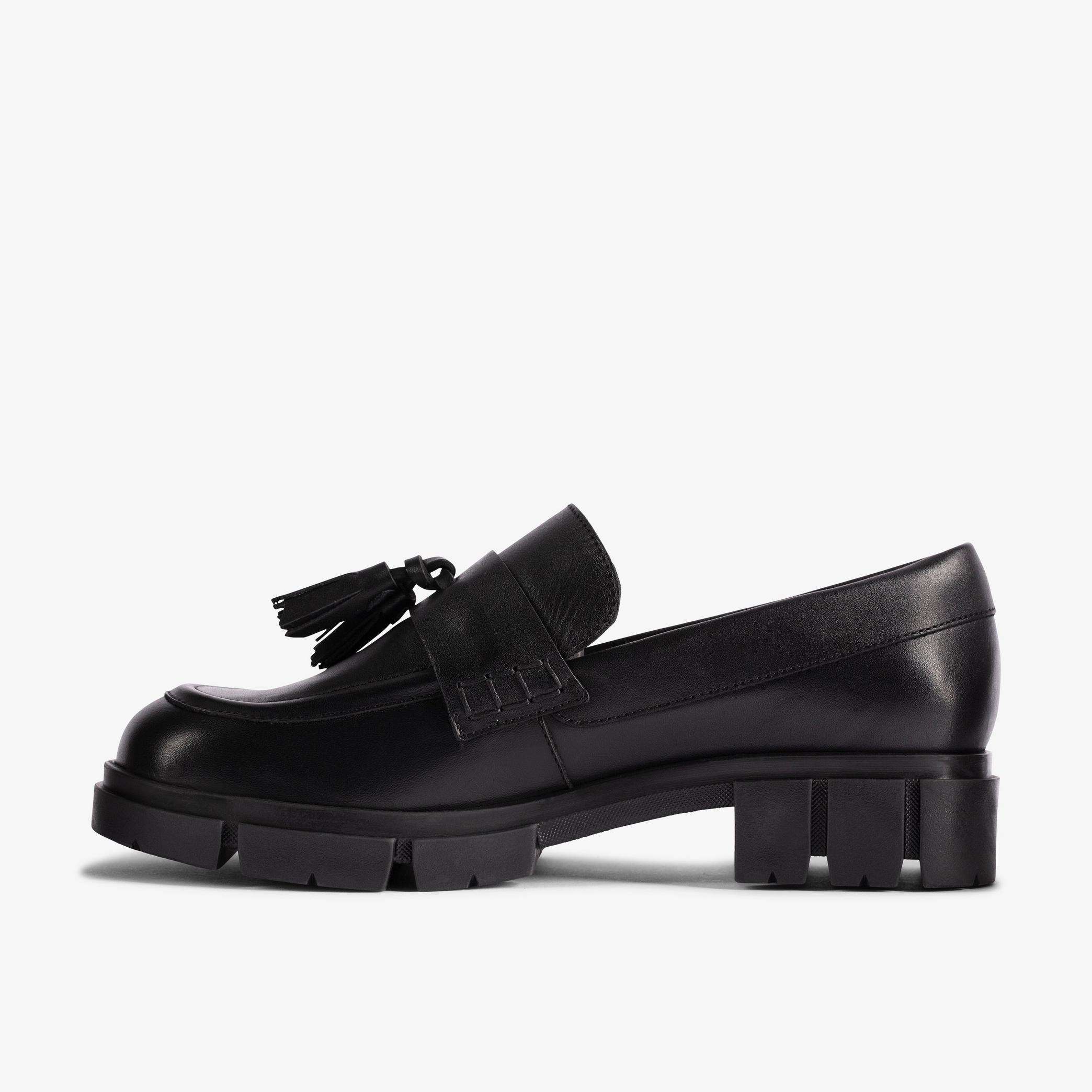 Womens Teala Loafer Black Leather Loafers | Clarks UK