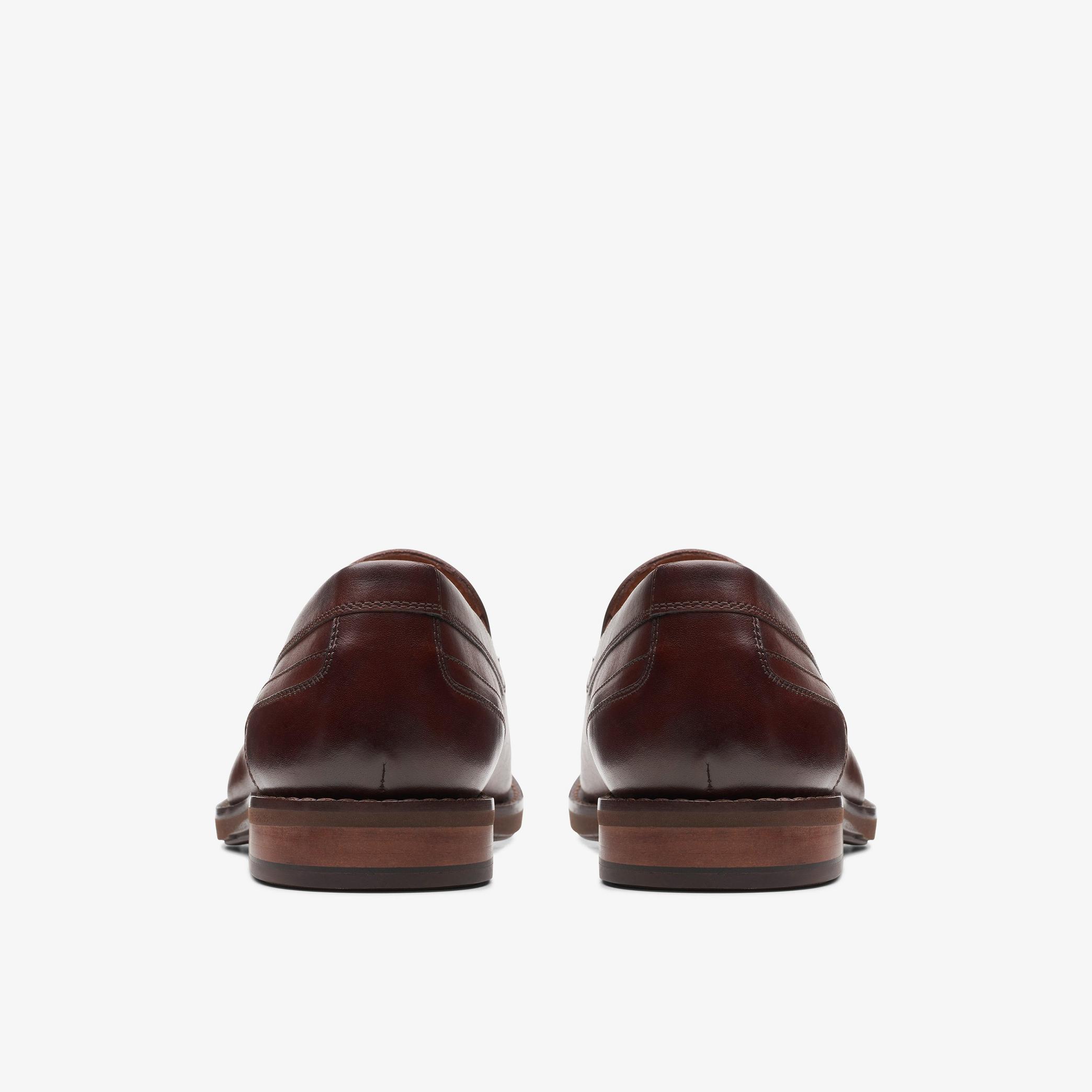 MENS Un Hugh Step Brown Leather Loafers | Clarks US