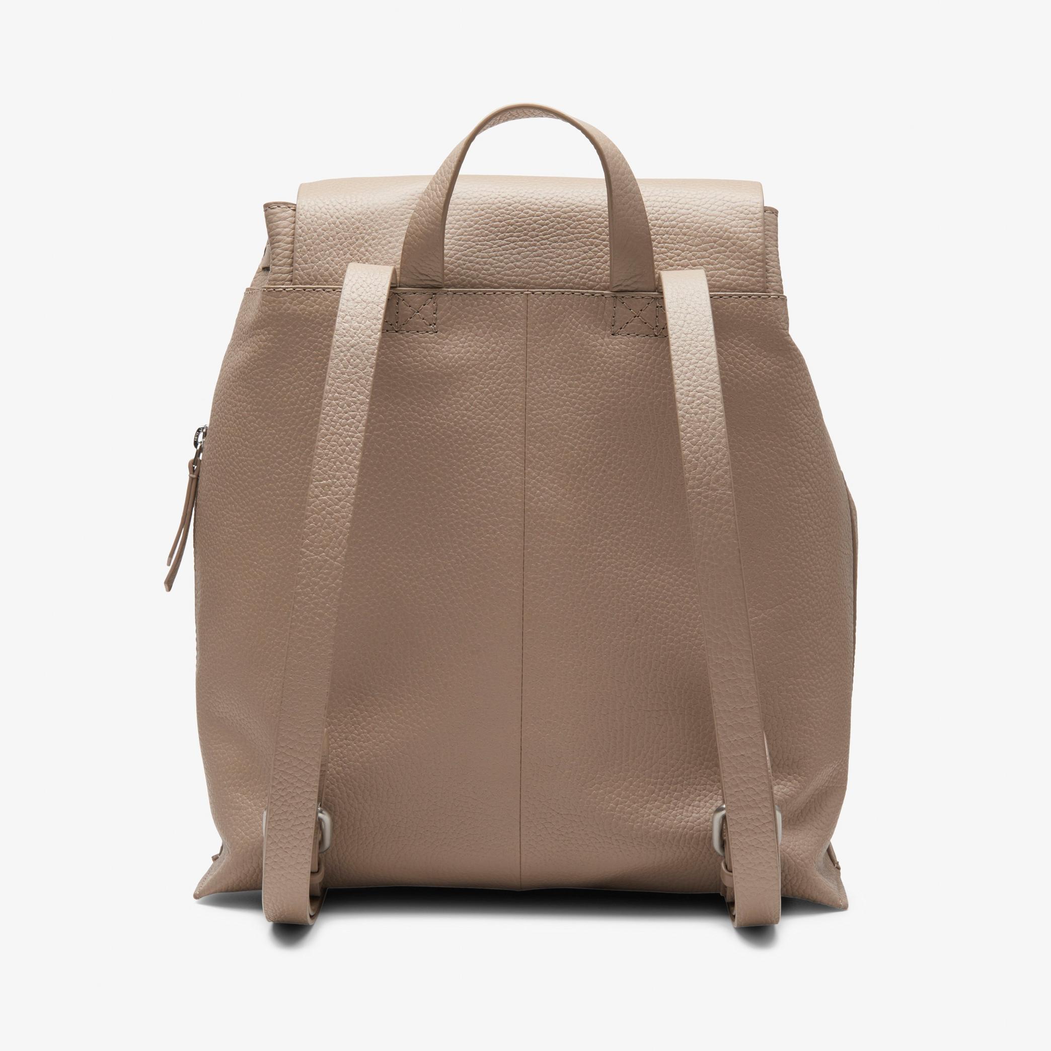 Raelyn Tie Sand Leather Backpack, view 2 of 4