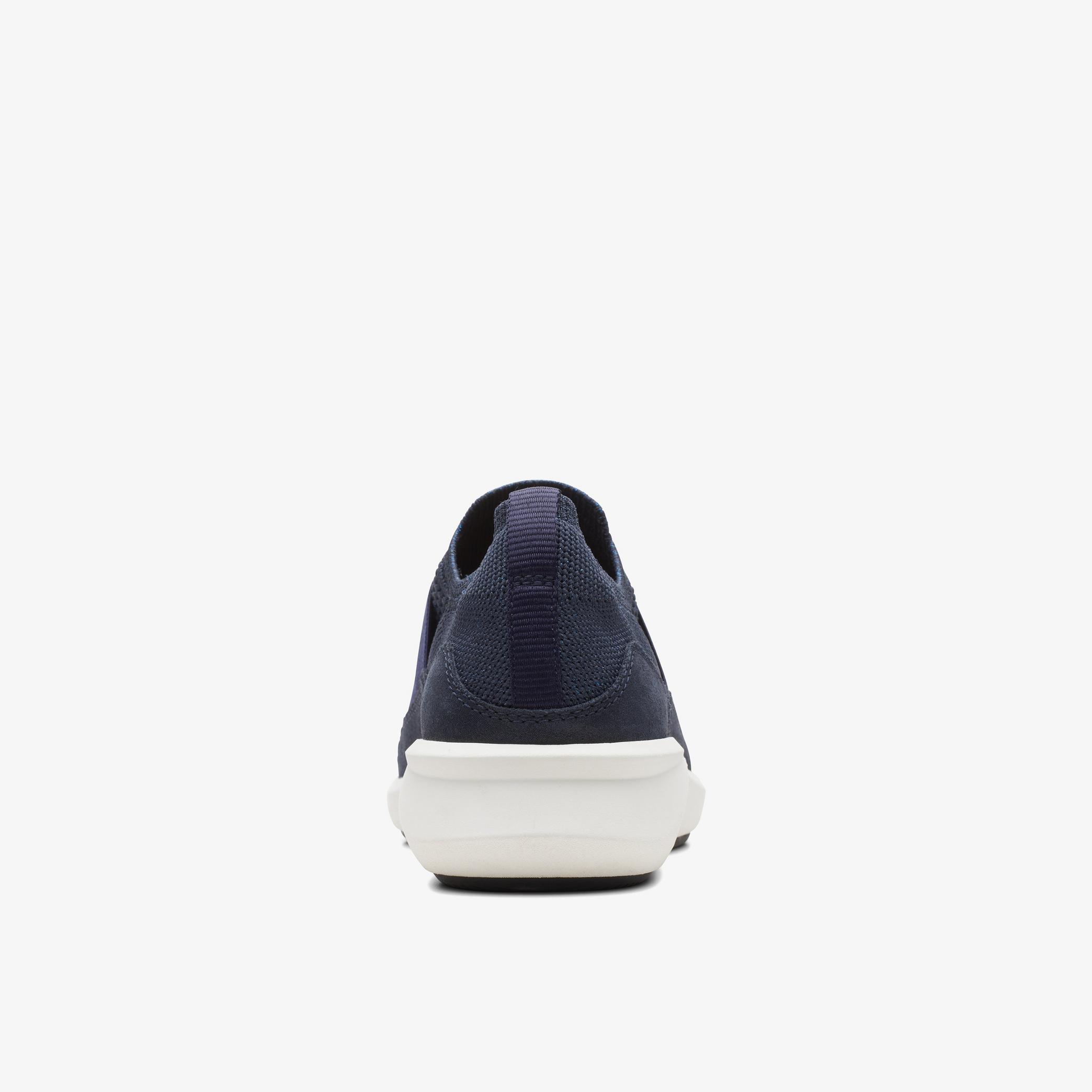 Un Rio Knit Navy Combination Slip Ons, view 5 of 6