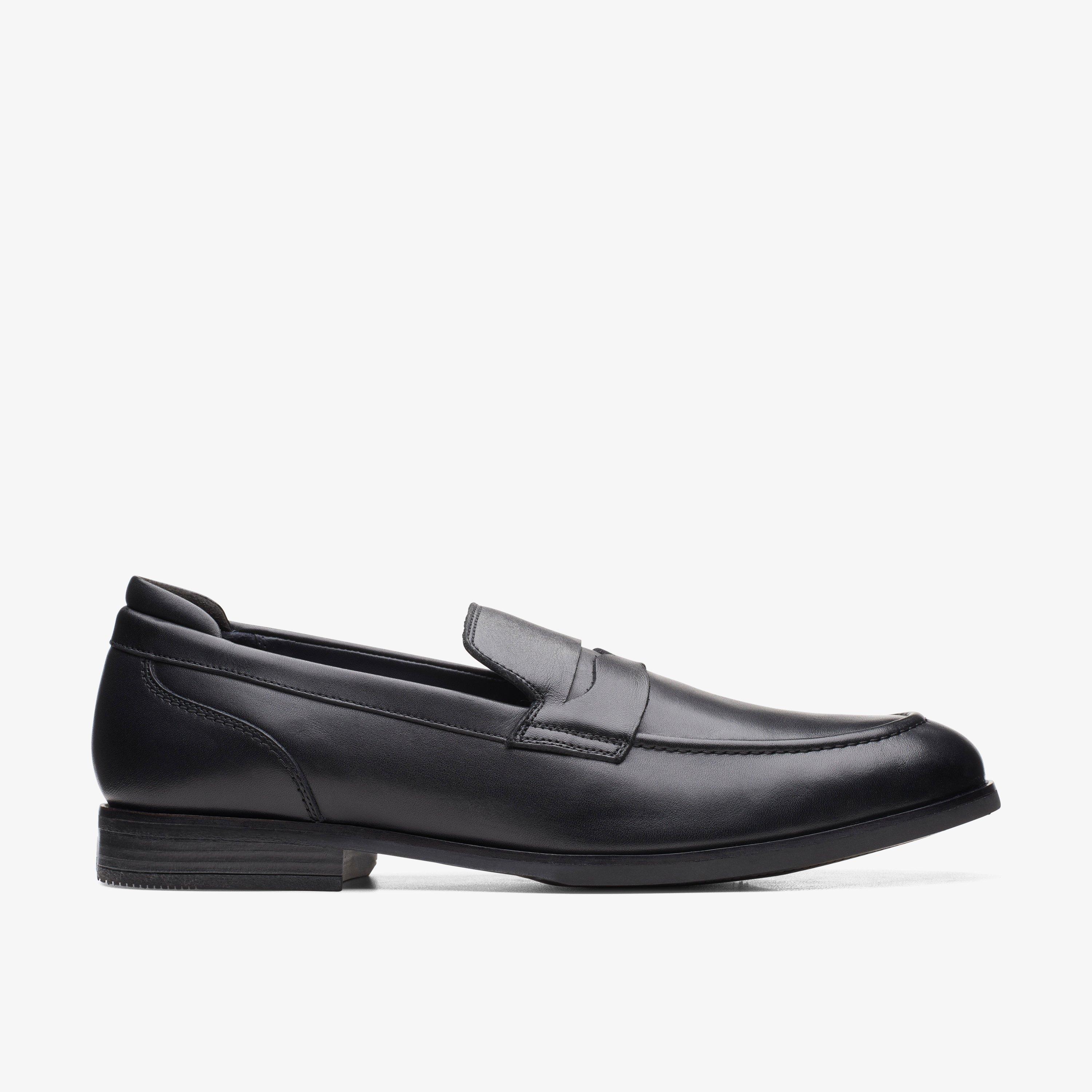 Size 12 Clarks Bradish Ease Black Leather shoes