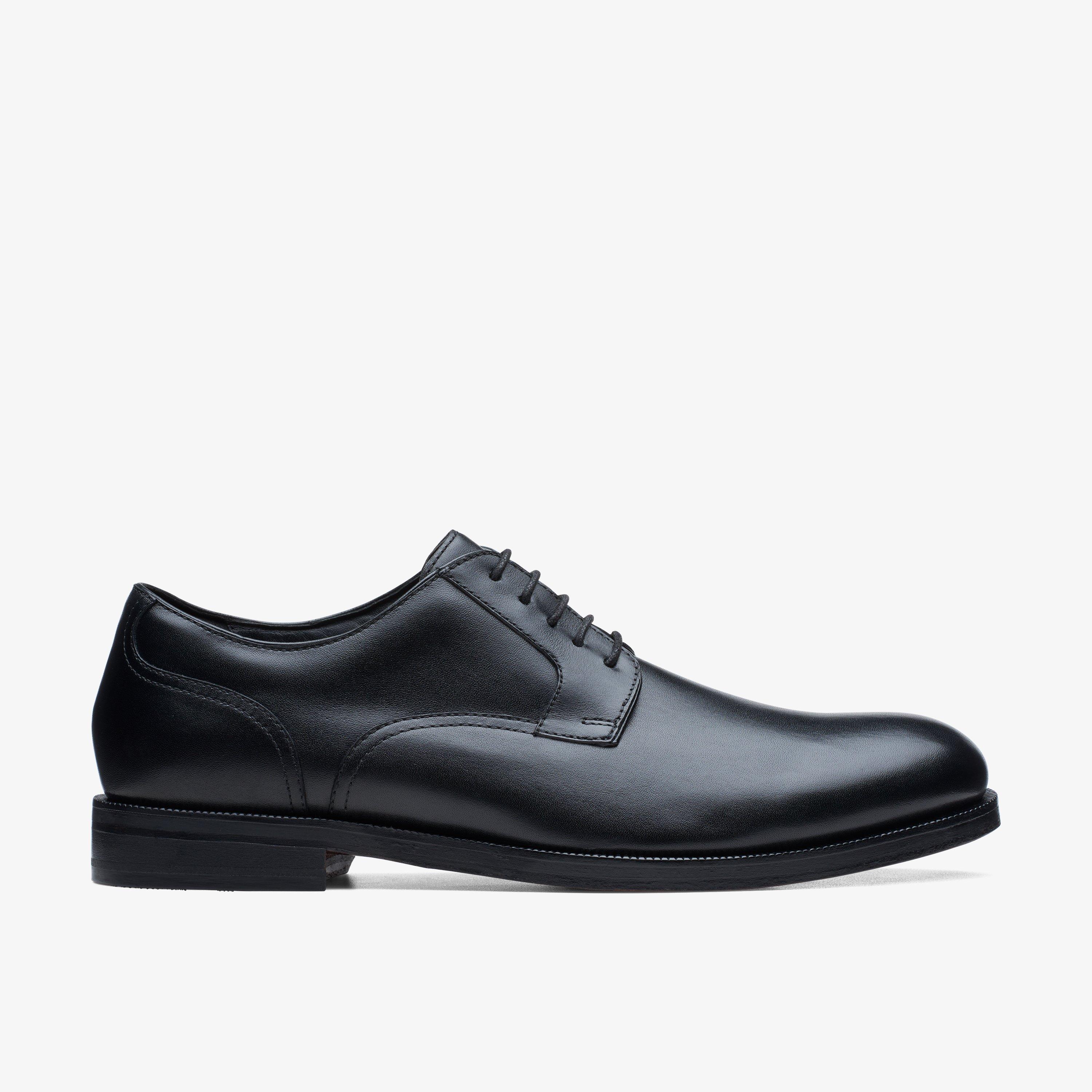 Clarks black loafers clearance mens