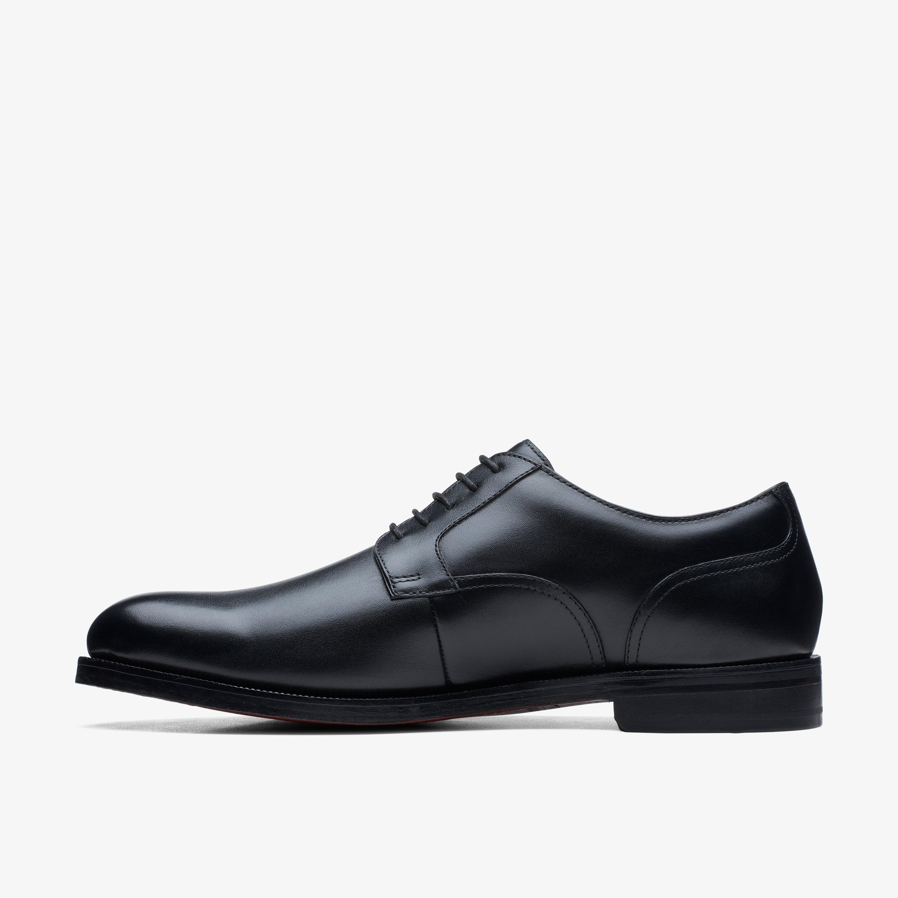 Clarks mens hotsell black dress shoes