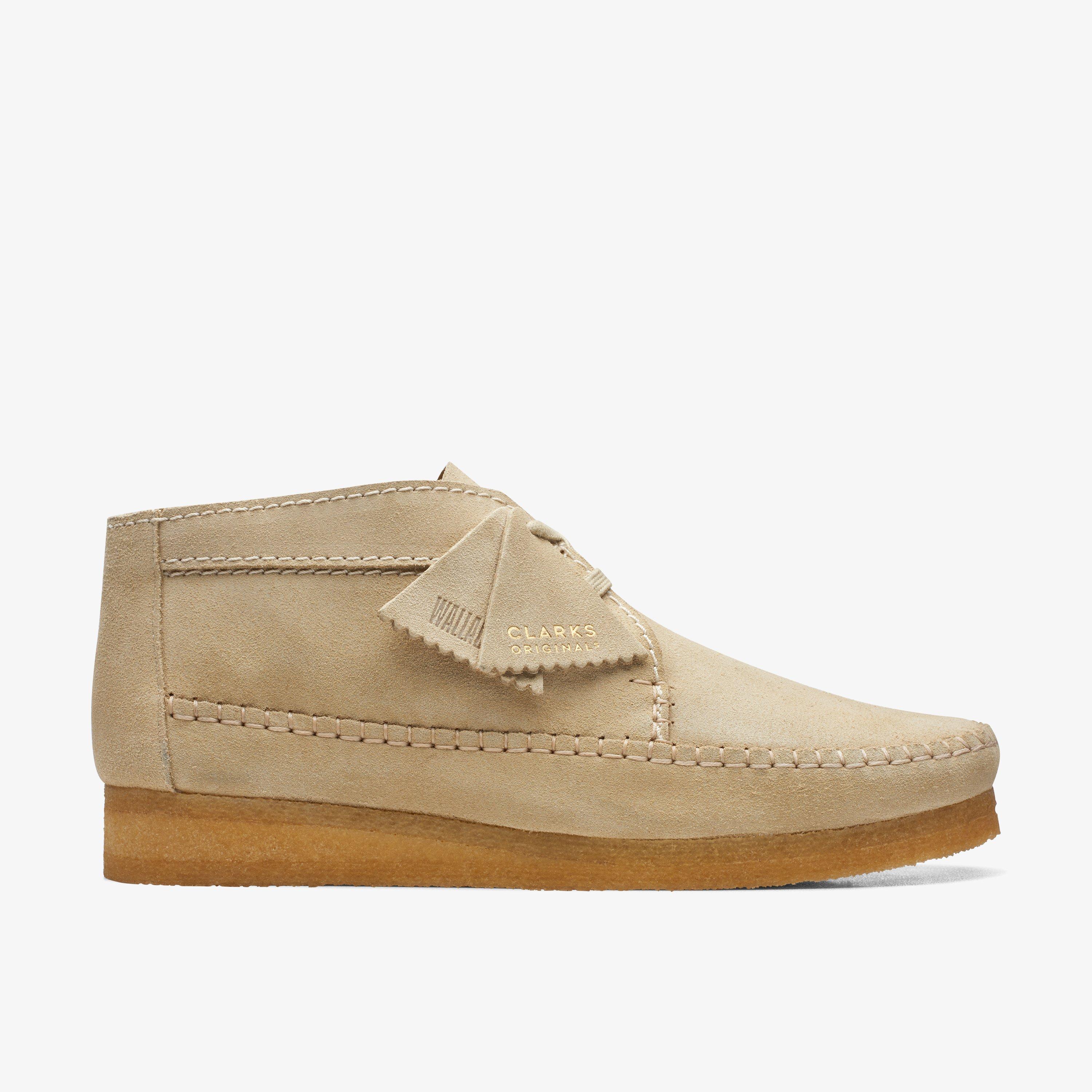 Men Weaver Maple Suede Boots | Clarks US