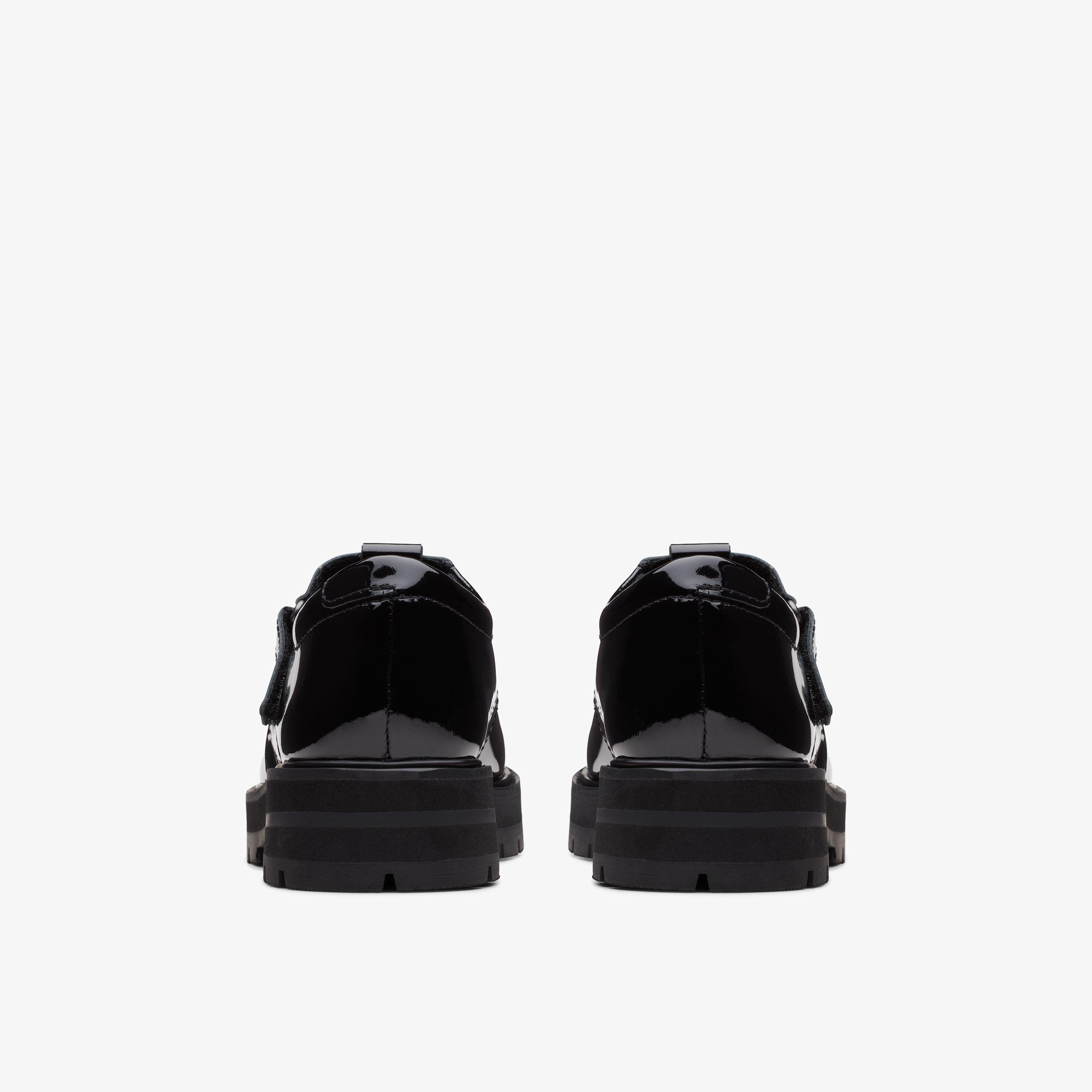 Prague Brill Older Black Patent T Bar Shoes School Shoes, view 5 of 6