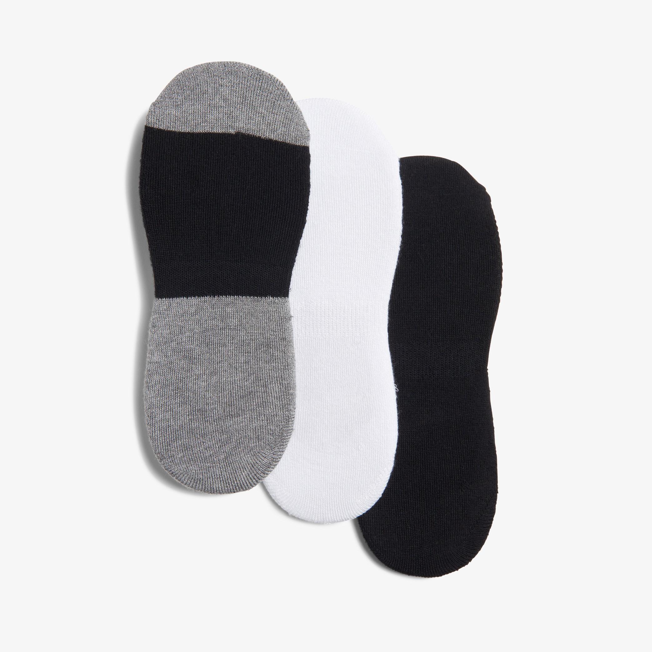 3 Emballage de chaussettes noires invisibles pour hommes, vue 2 de 2