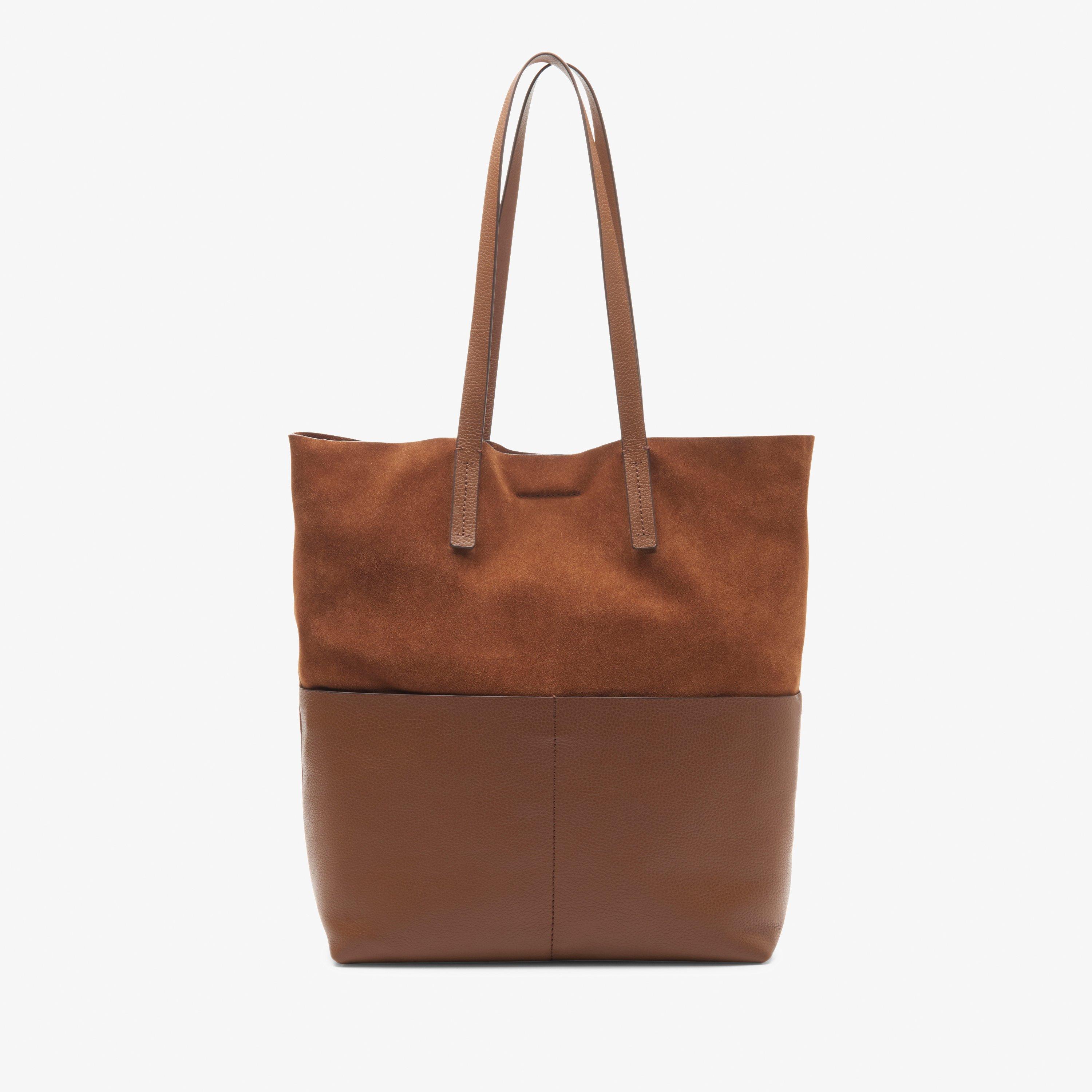 Womens Hanley Dusk Tan Combination Tote Bag | Clarks Outlet