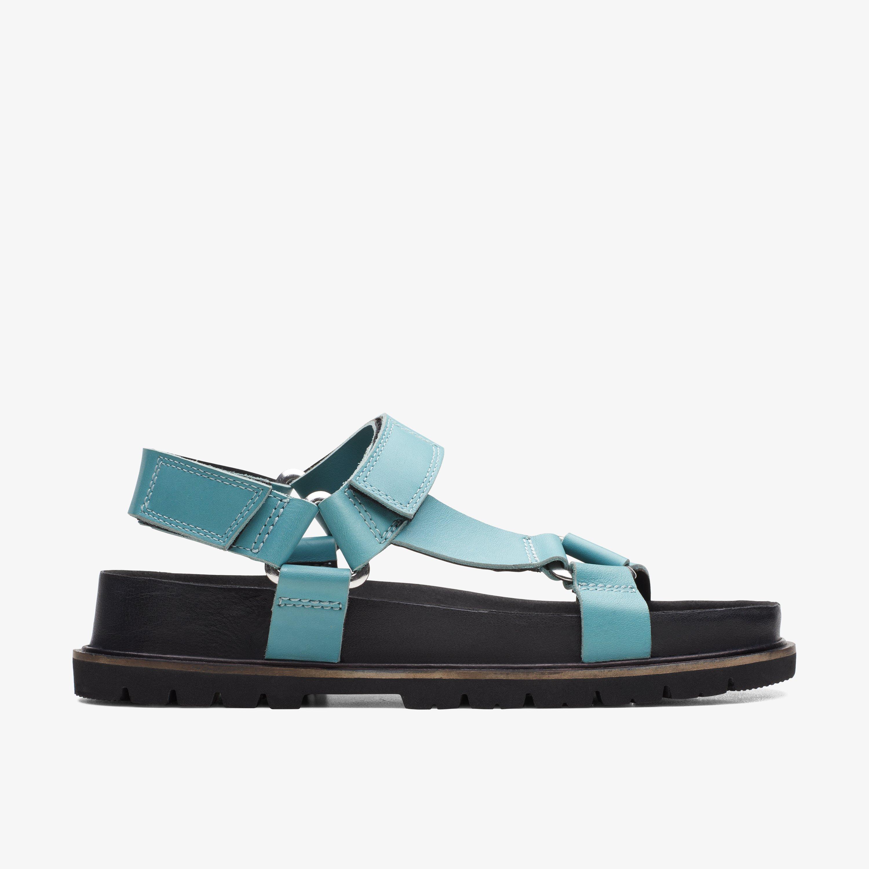 Orianna Sporty Turquoise Flatforms, view 1 of 6