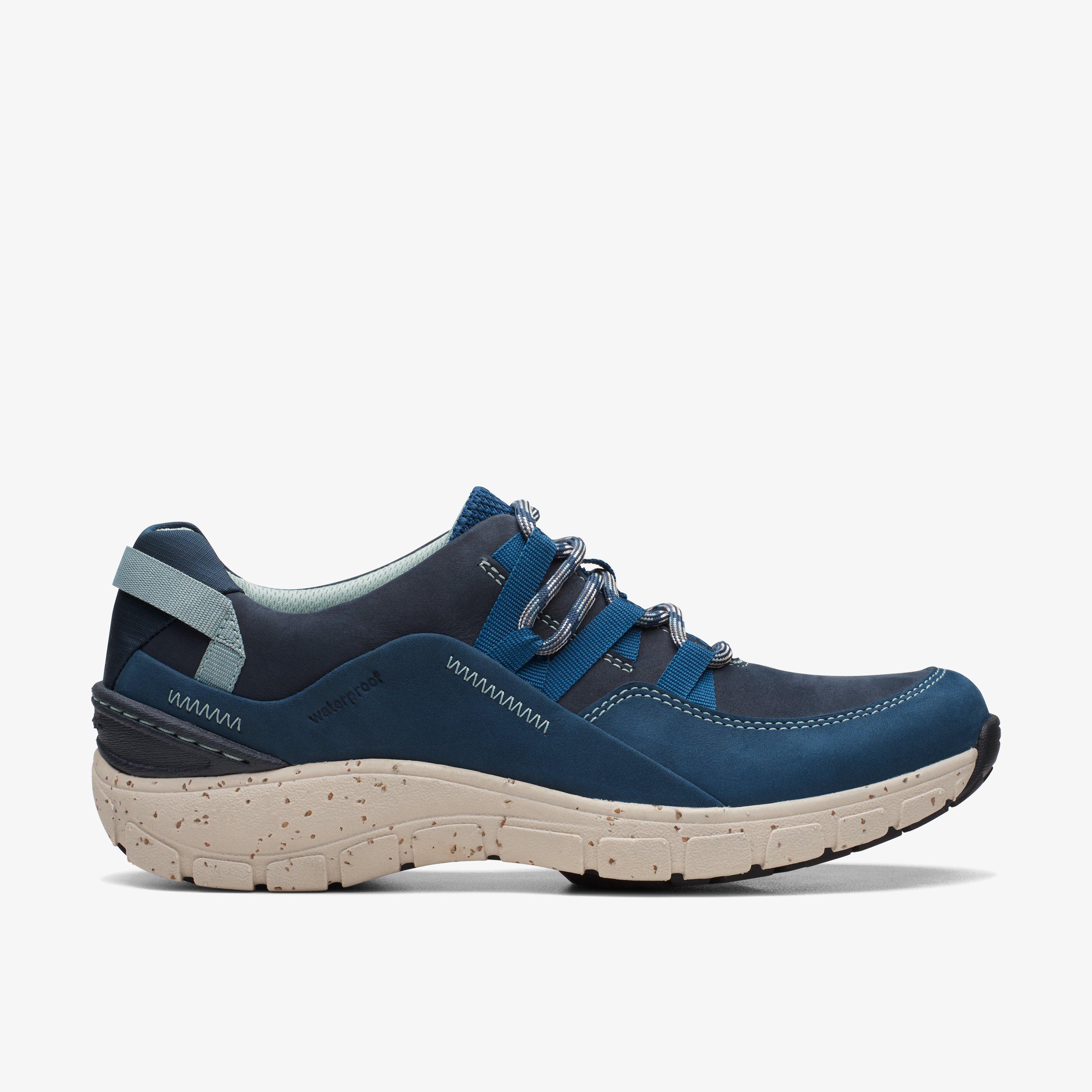 Clarks Womens Wave Range AP Blue Combi 10