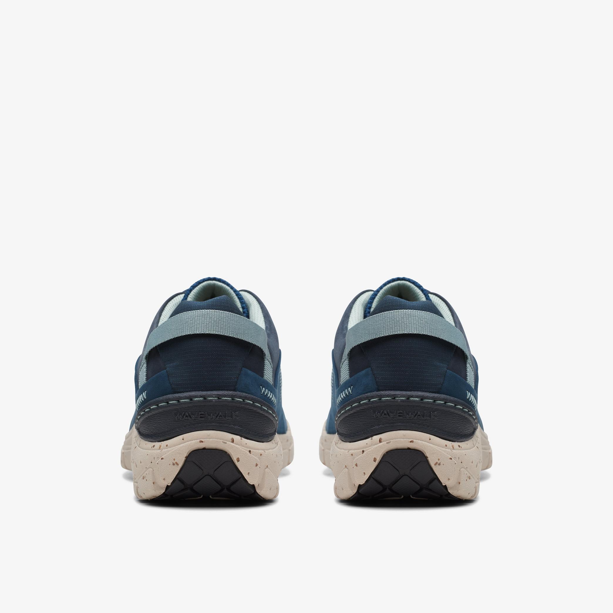 WOMENS Wave Range Blue Combination Sneakers | Clarks US
